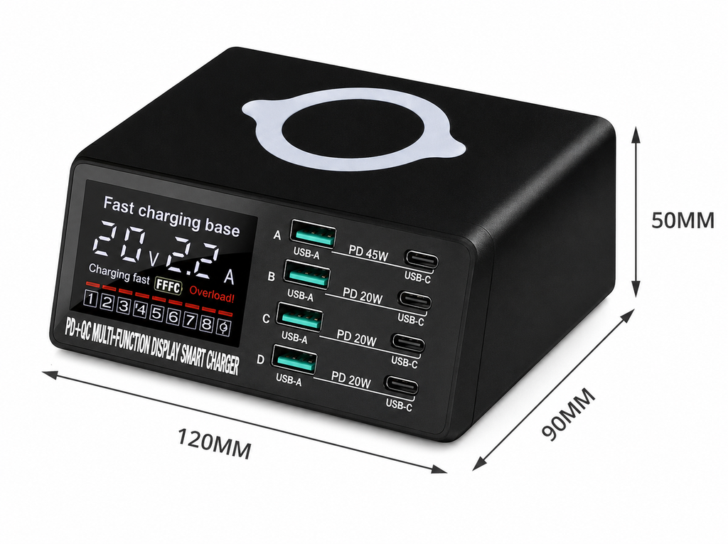 Fast Charging Station - Multi Port 8-Port Multi-devices USB / 110W