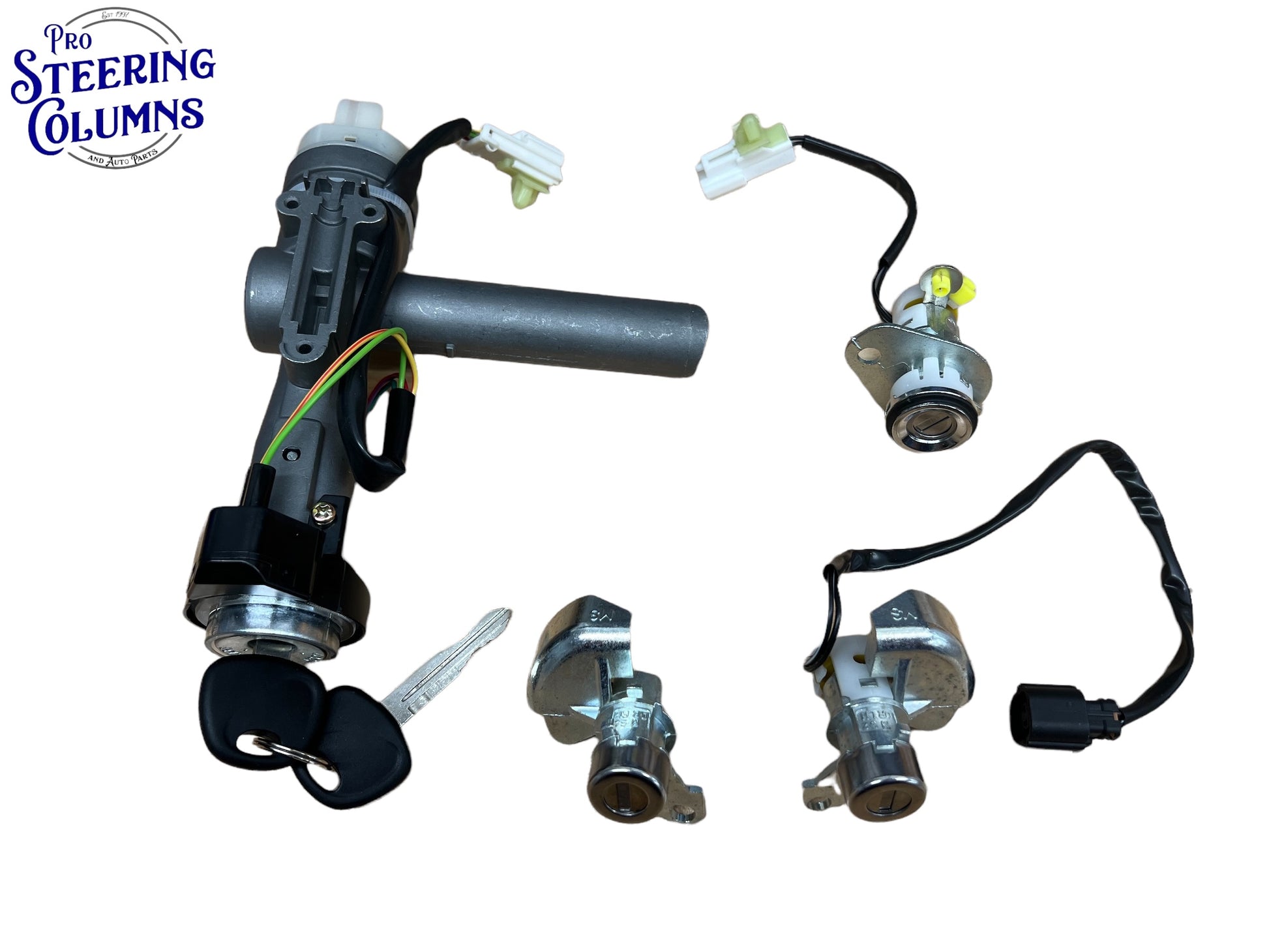 2002-2005 Hyundai Sonata Ignition Door & Trunk Lock Cylinder Set 2 Keys New