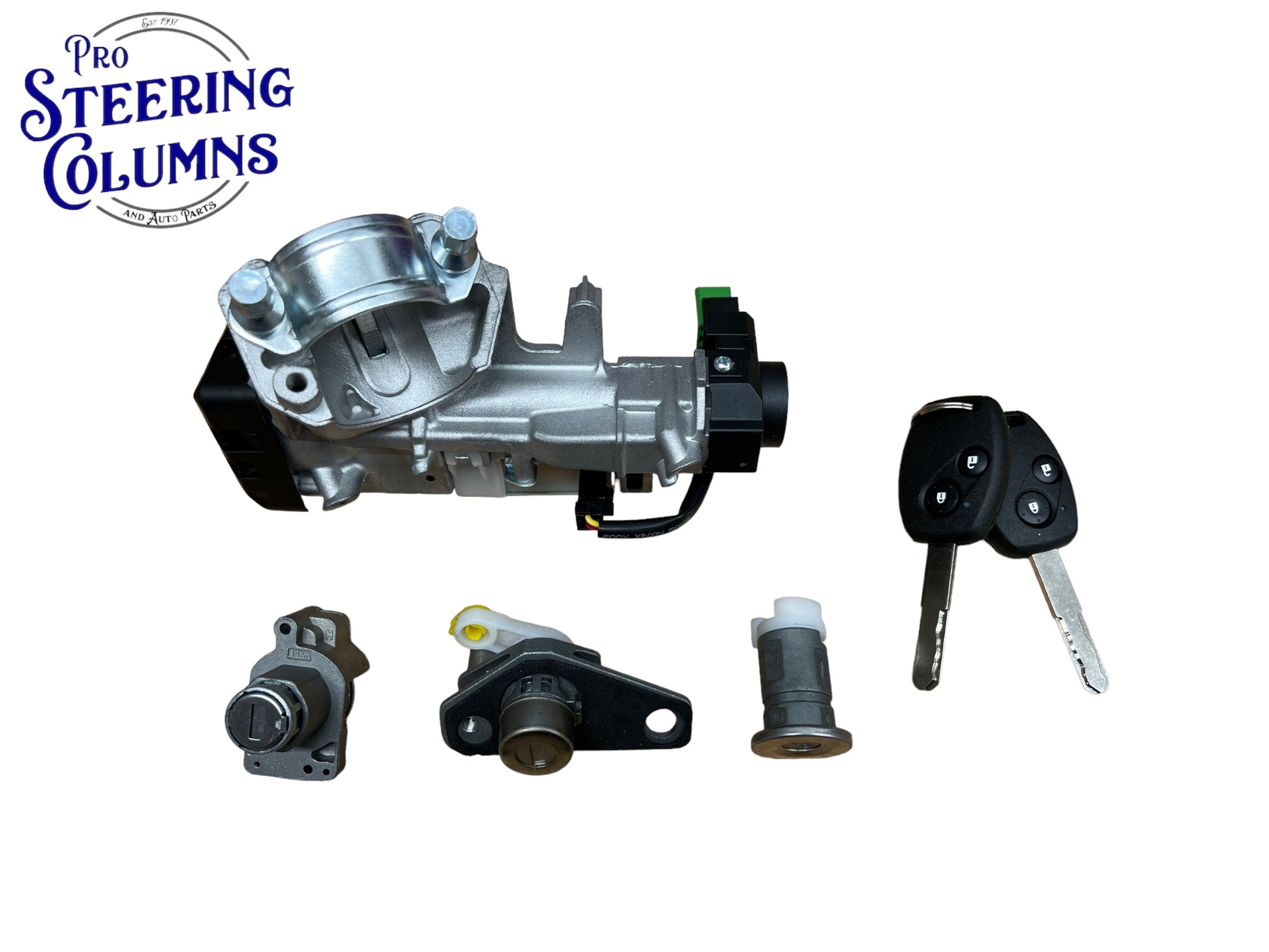 2006-2011 Honda Civic Ignition Door Trunk Lock Cylinder Set Assembly 2 Keys New