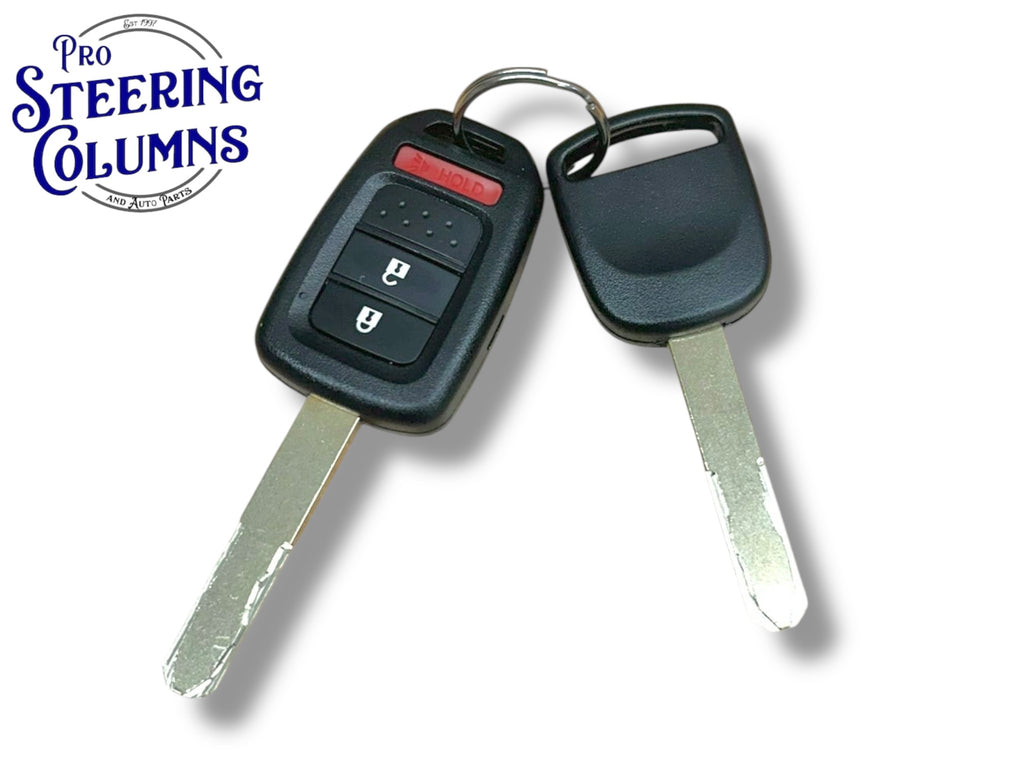 2014 Honda CRV Ignition Lock Cylinder With 2 Keys Shells