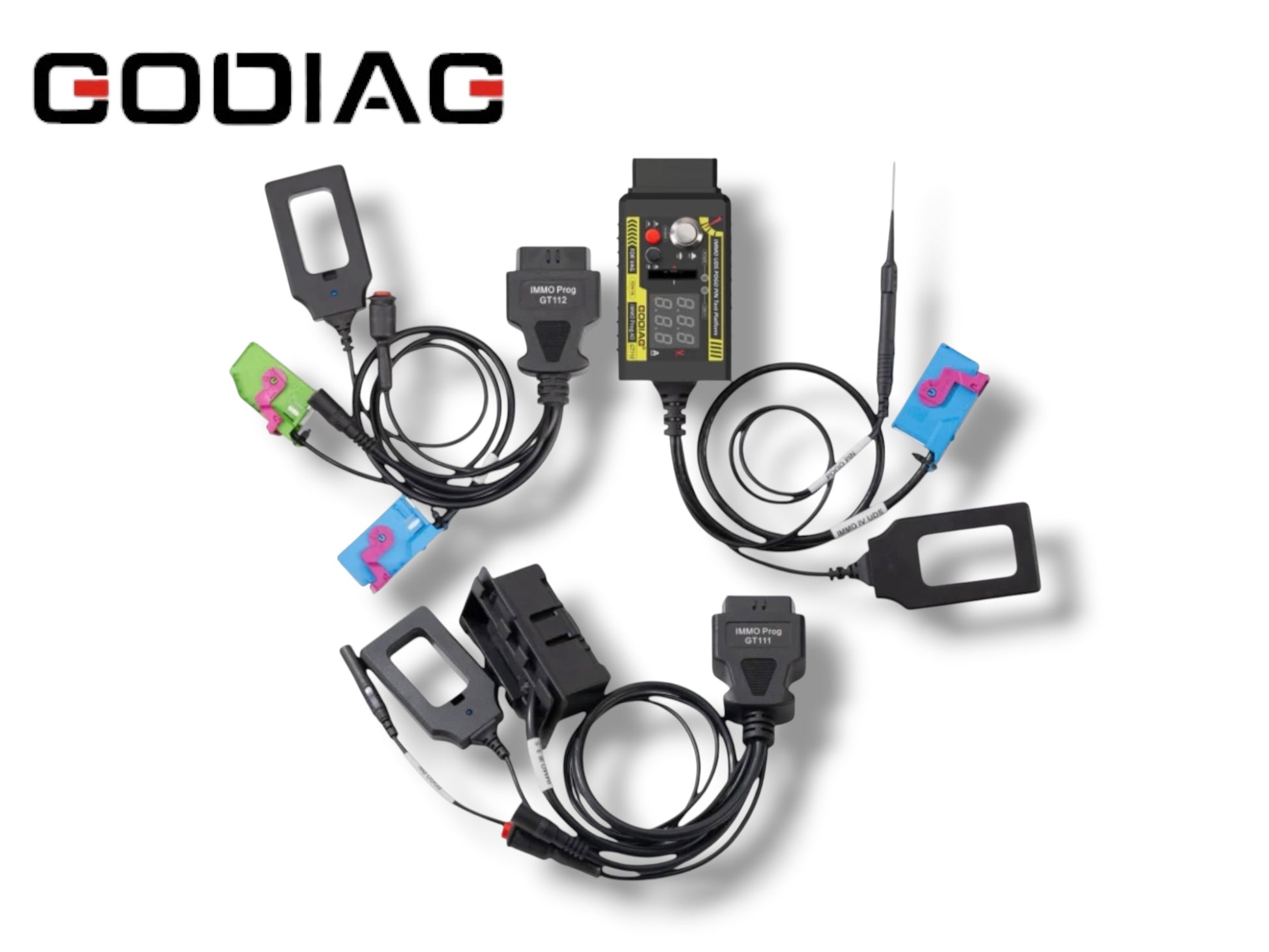 Godiag - VW / Audi / Skoda / SEAT Test Platform Cable Bundle— GT110 / GT111 / GT112