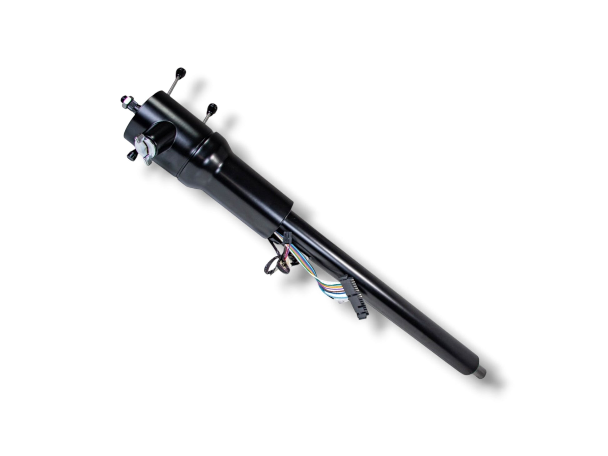 Ididit - 69-72 Chevelle El Camino GTO Tilt Floor Shift Steering Column Black - 1520690051