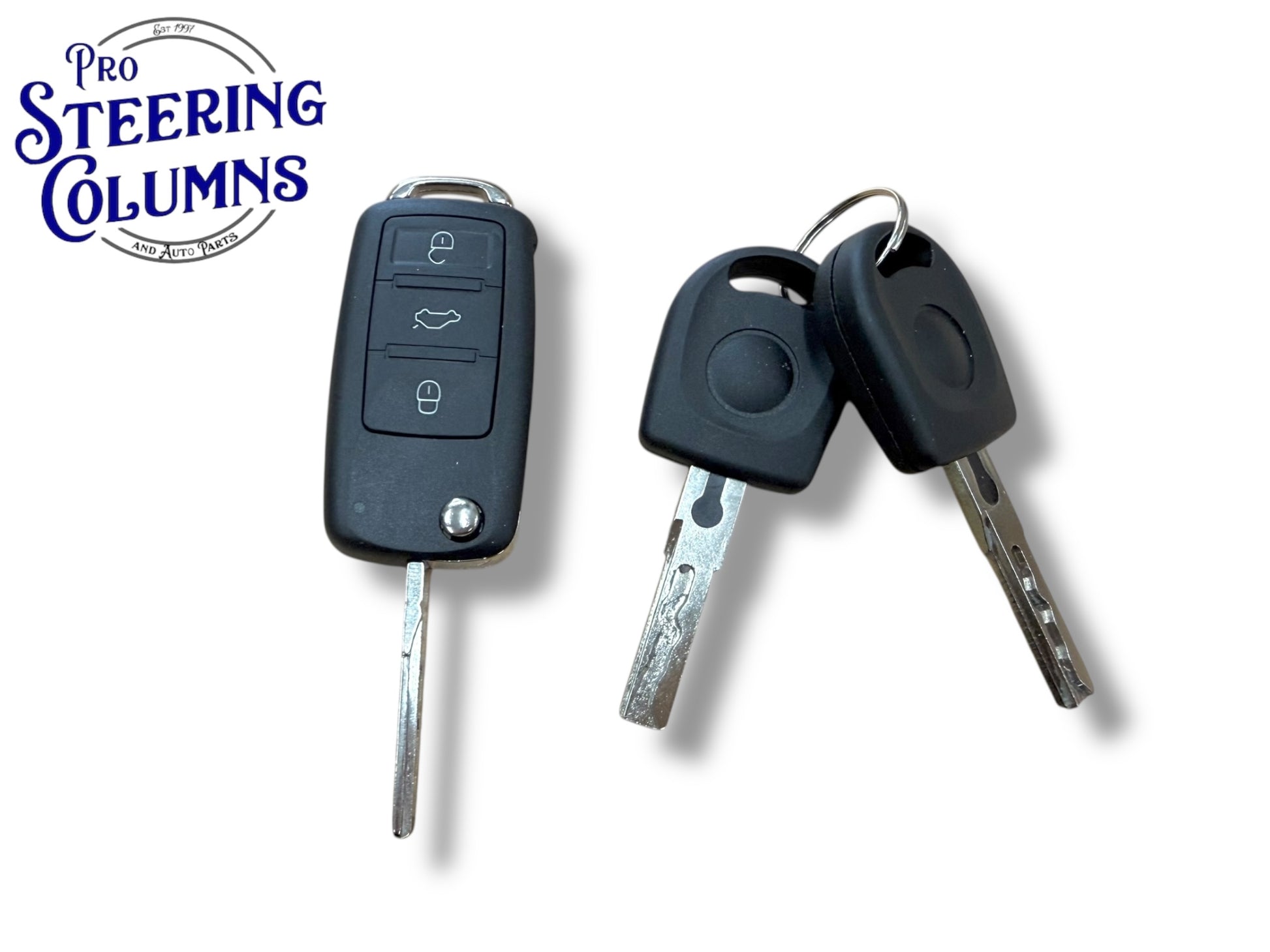 11-19 VW Jetta Beetle Ignition Lock Assembly With Remote Key Shells PN: 5C6905841