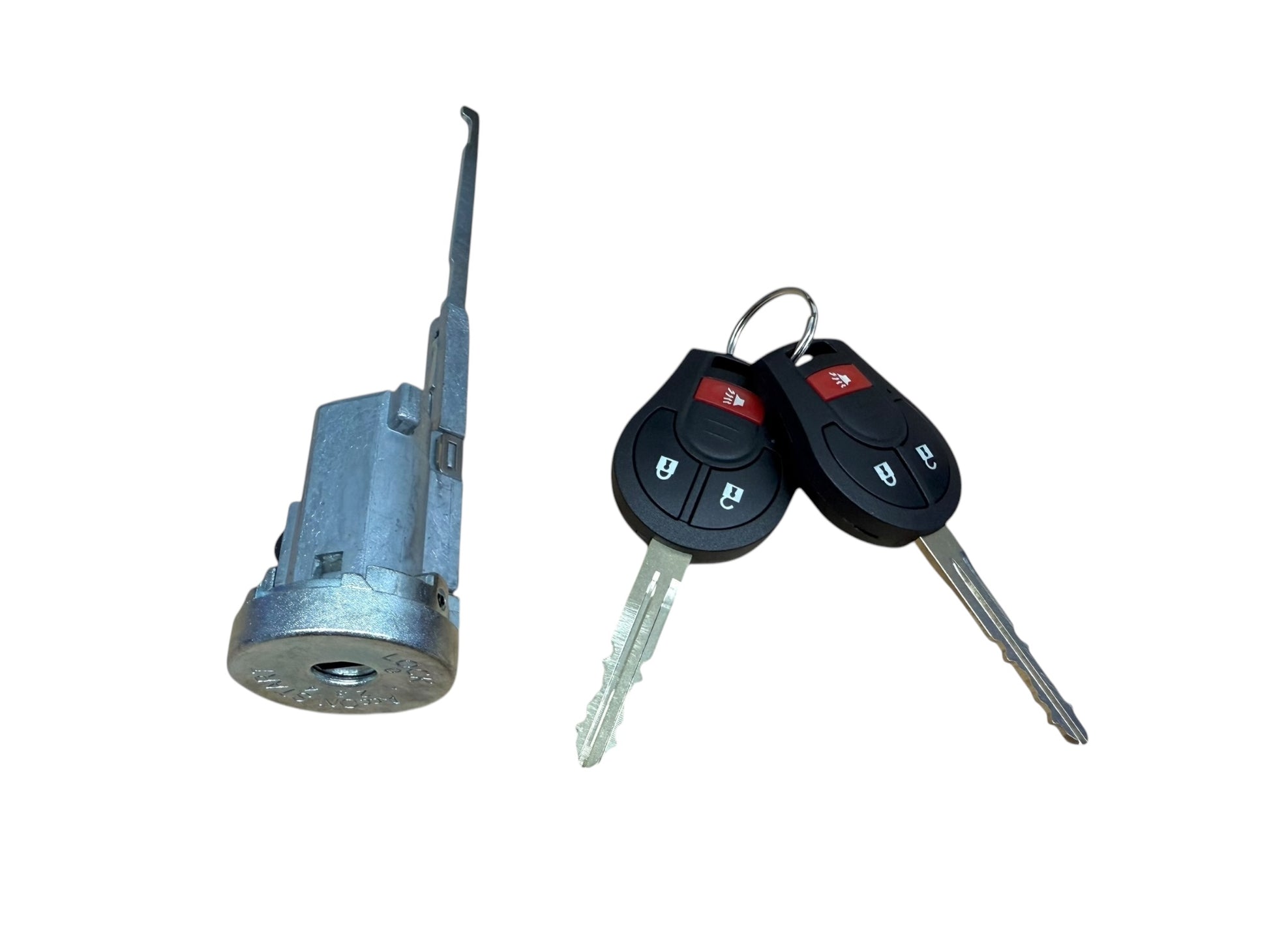 04-15 Nissan Armada Pathfinder Titan Xterra Ignition Lock Cylinder 2 Remote Keys New D8700-5Z00J