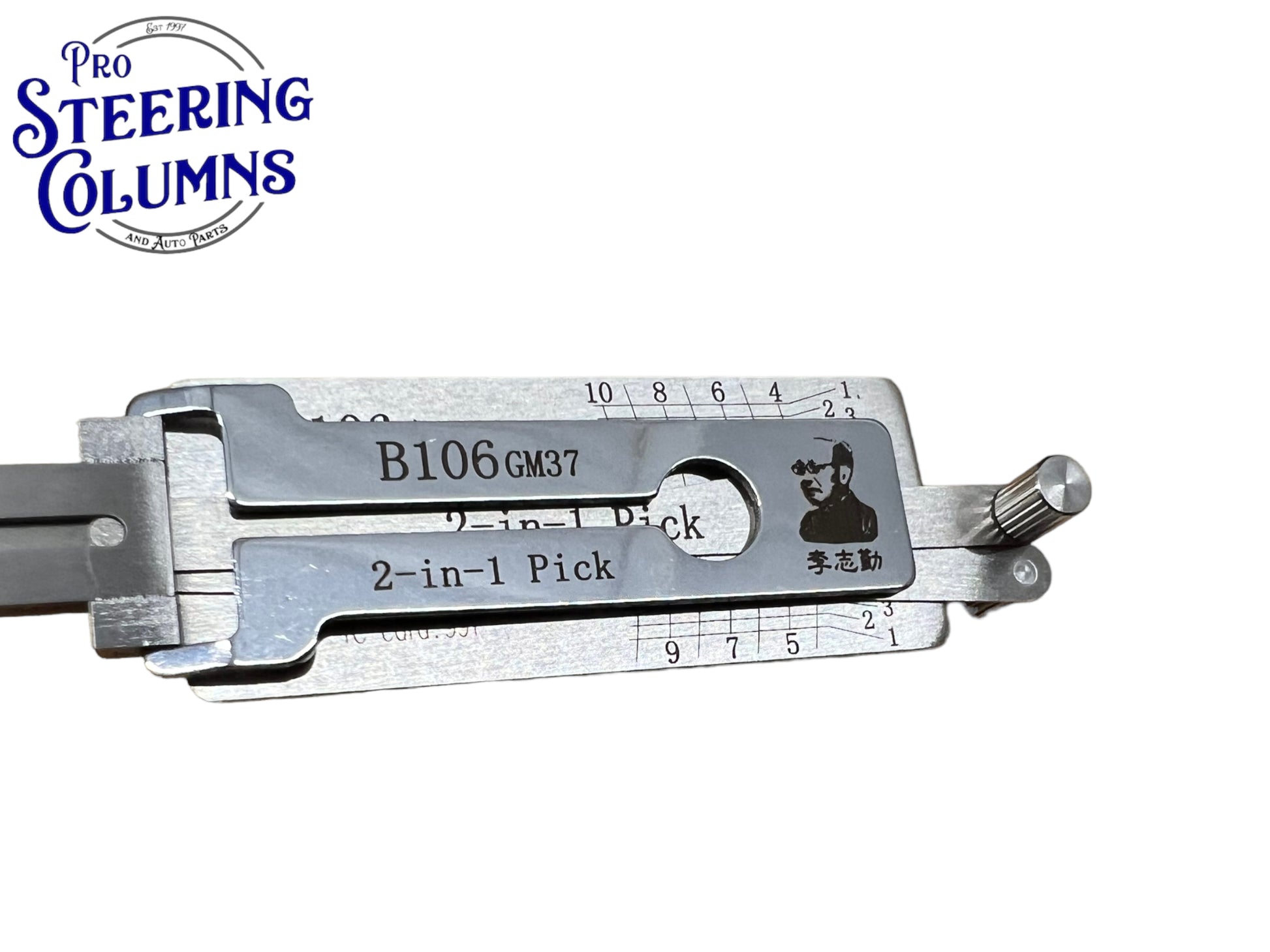 Original Lishi 2 in 1 GM37 B106 GM Non Warded Pick & Decoder Genuine New
