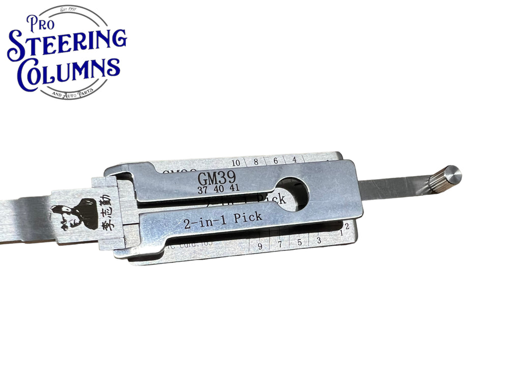 Original Lishi 2 in 1 GM39 B102 10-Cut Pick & Decoder Genuine New