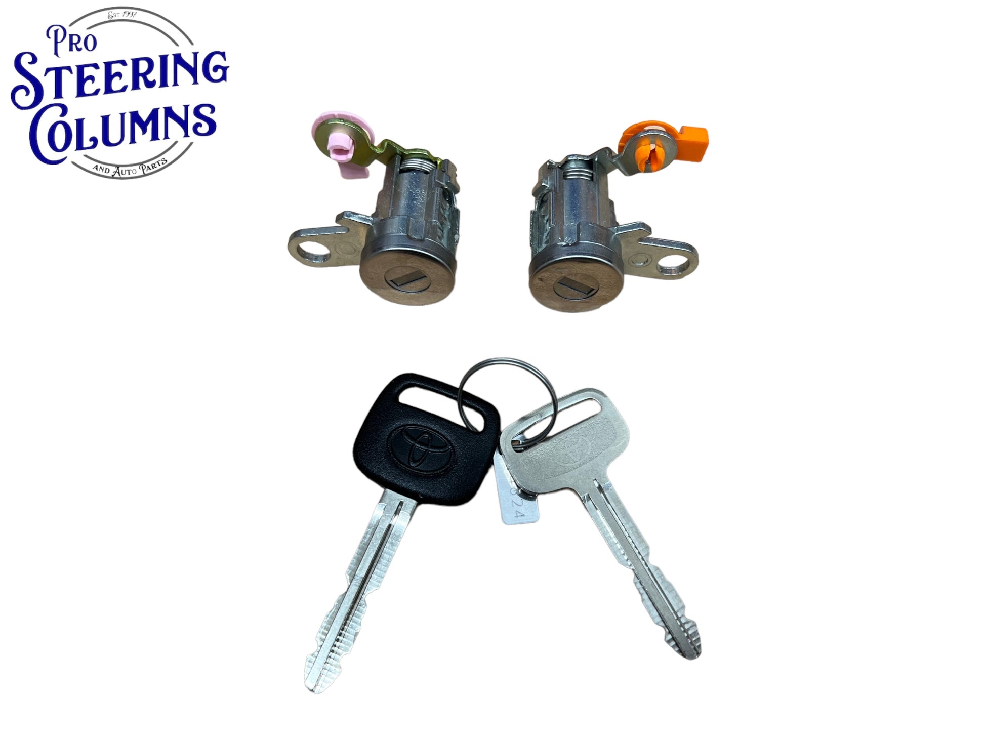 99-04 Toyota Tacoma Door Lock Cylinder Set 2 Keys New OEM