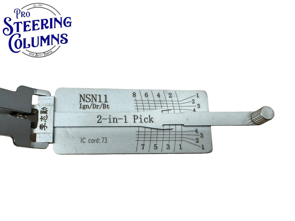 Original Lishi 2 in 1 NSN11 DA31 Pick & Decoder Genuine New