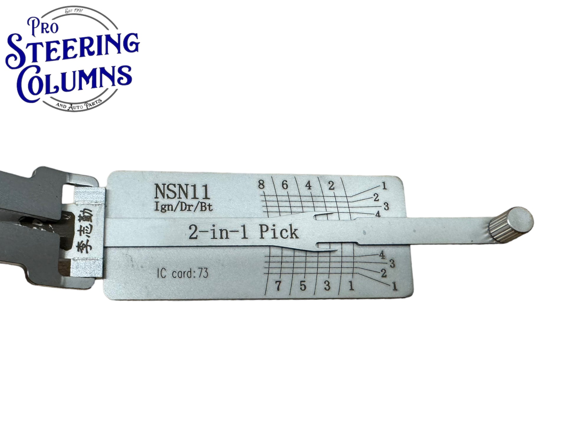 Original Lishi 2 in 1 NSN11 DA31 Pick & Decoder Genuine New