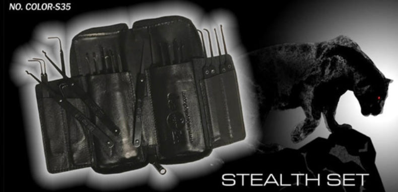 HPC - Stealth Lock Pick Set With Leather Case