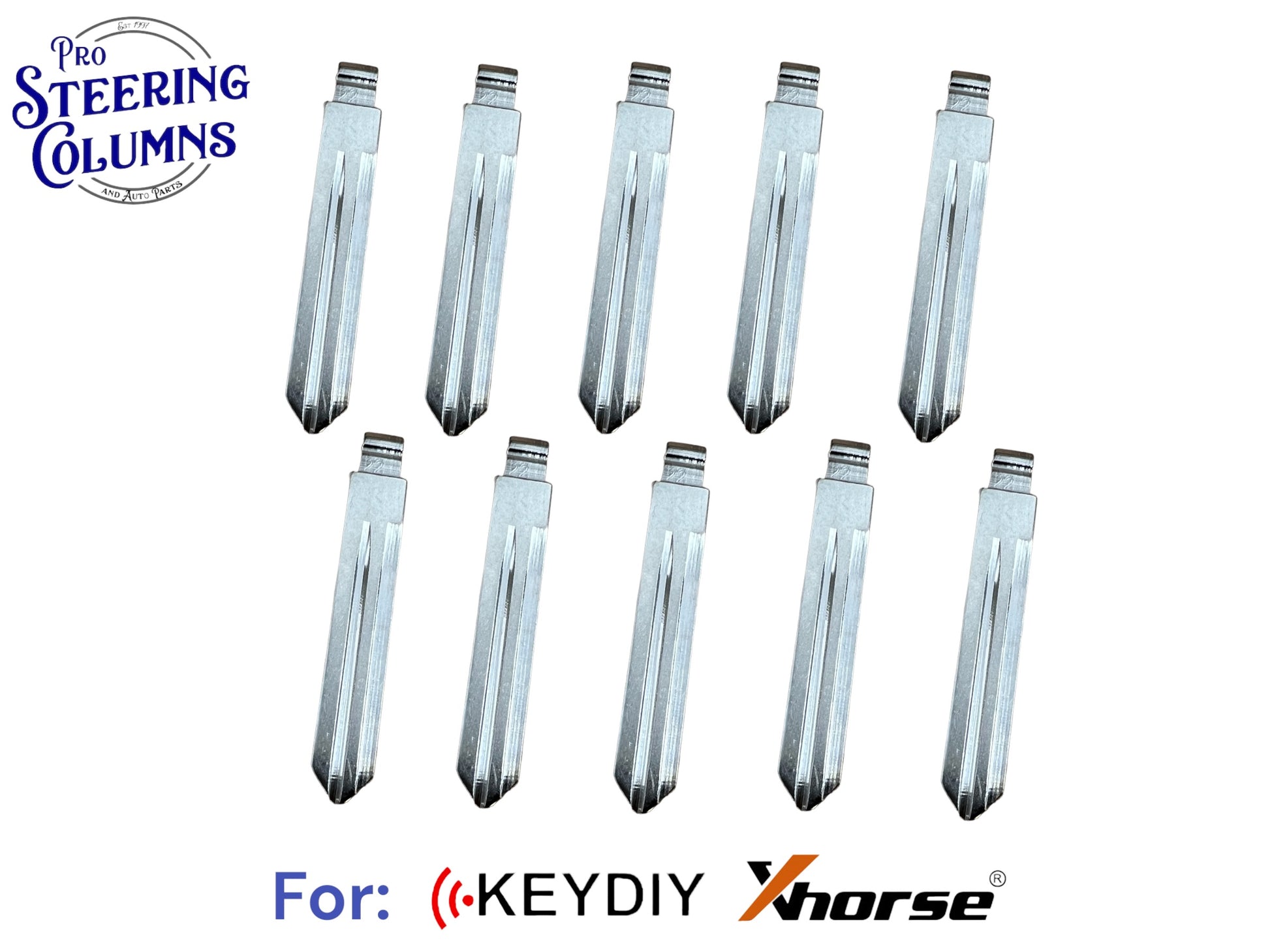 10x Xhorse Keydiy Universal Flip Key Remote Key Blades Nissan DA34 NSN14