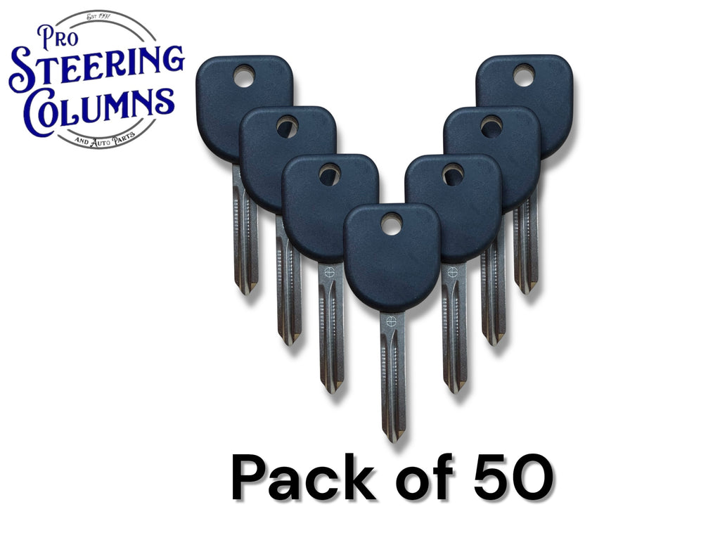 B111 / B111PT GM Transponder Key Without Shoulder (Chip 46 Circle+)(Aftermarket) (50 Pack) (Copy)