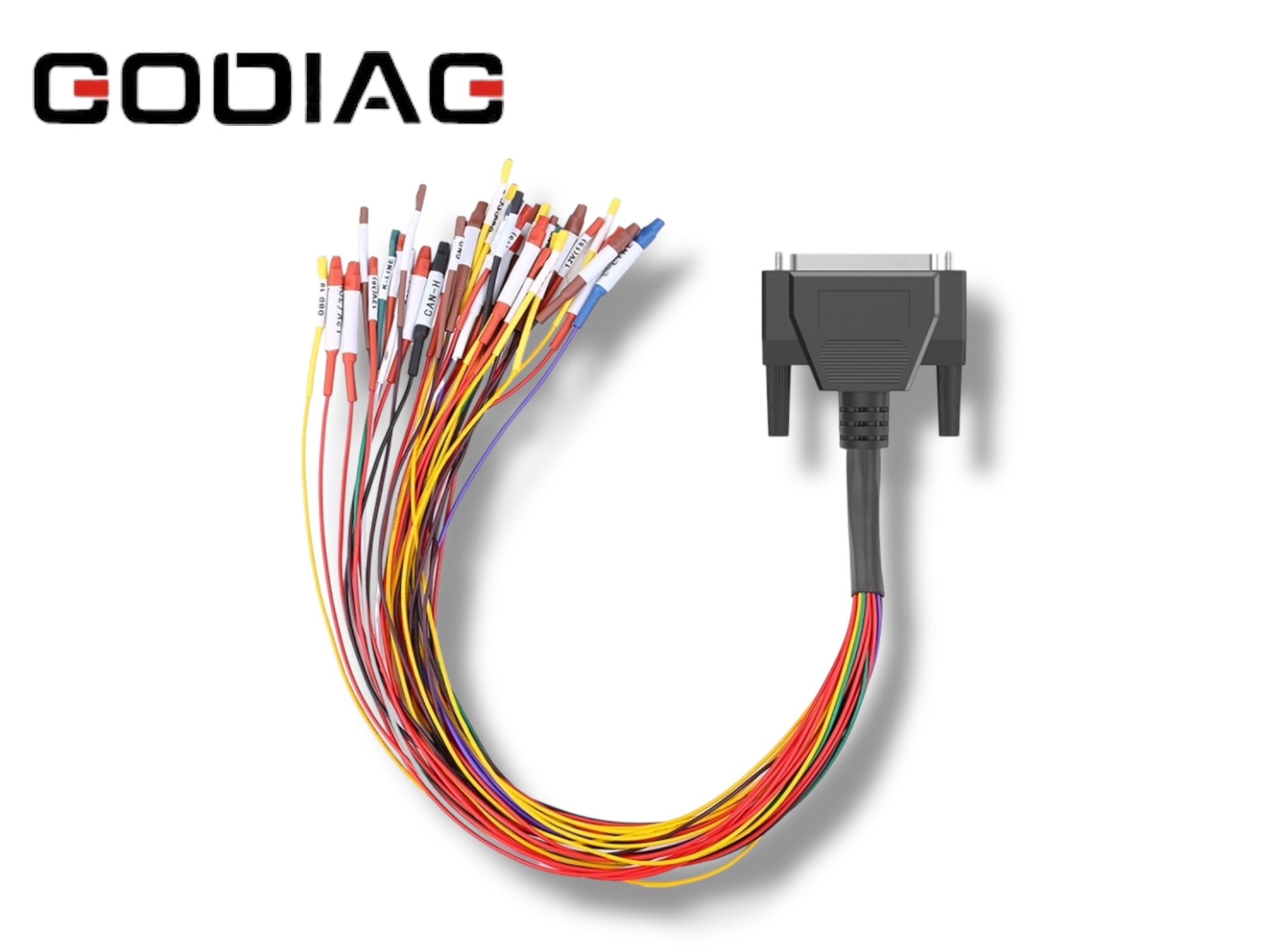 Godiag - Colorful Jumper Cable DB25 for GT100 & All ECU Connections