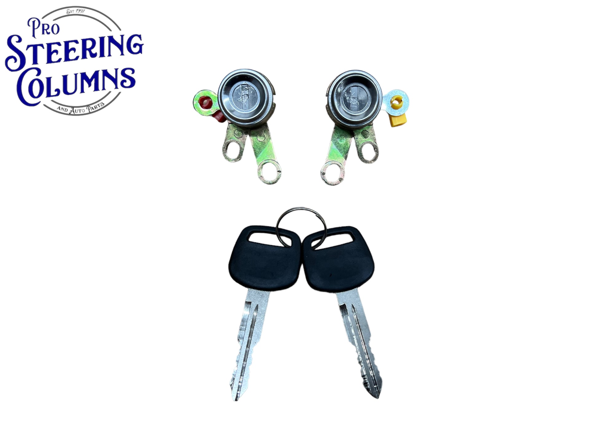 1992-1996 Camry Door Lock Cylinder Set 2 Keys New