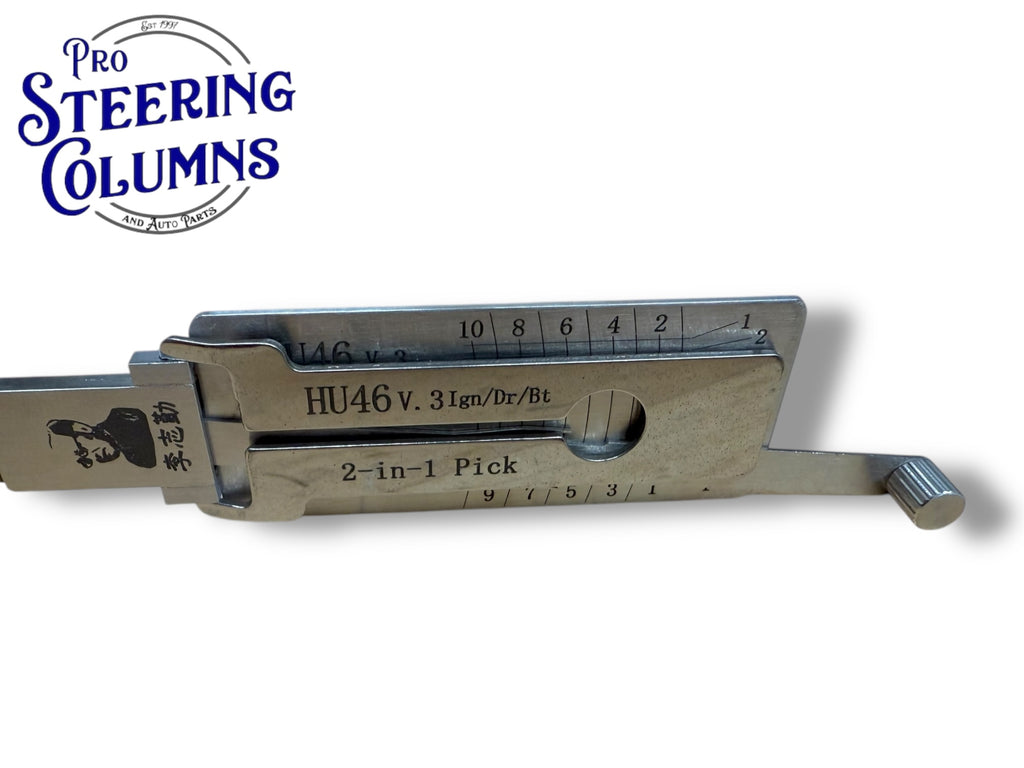 Original Lishi 2 in 1 HU46 GM 10-Cut Pick & Decoder Genuine New