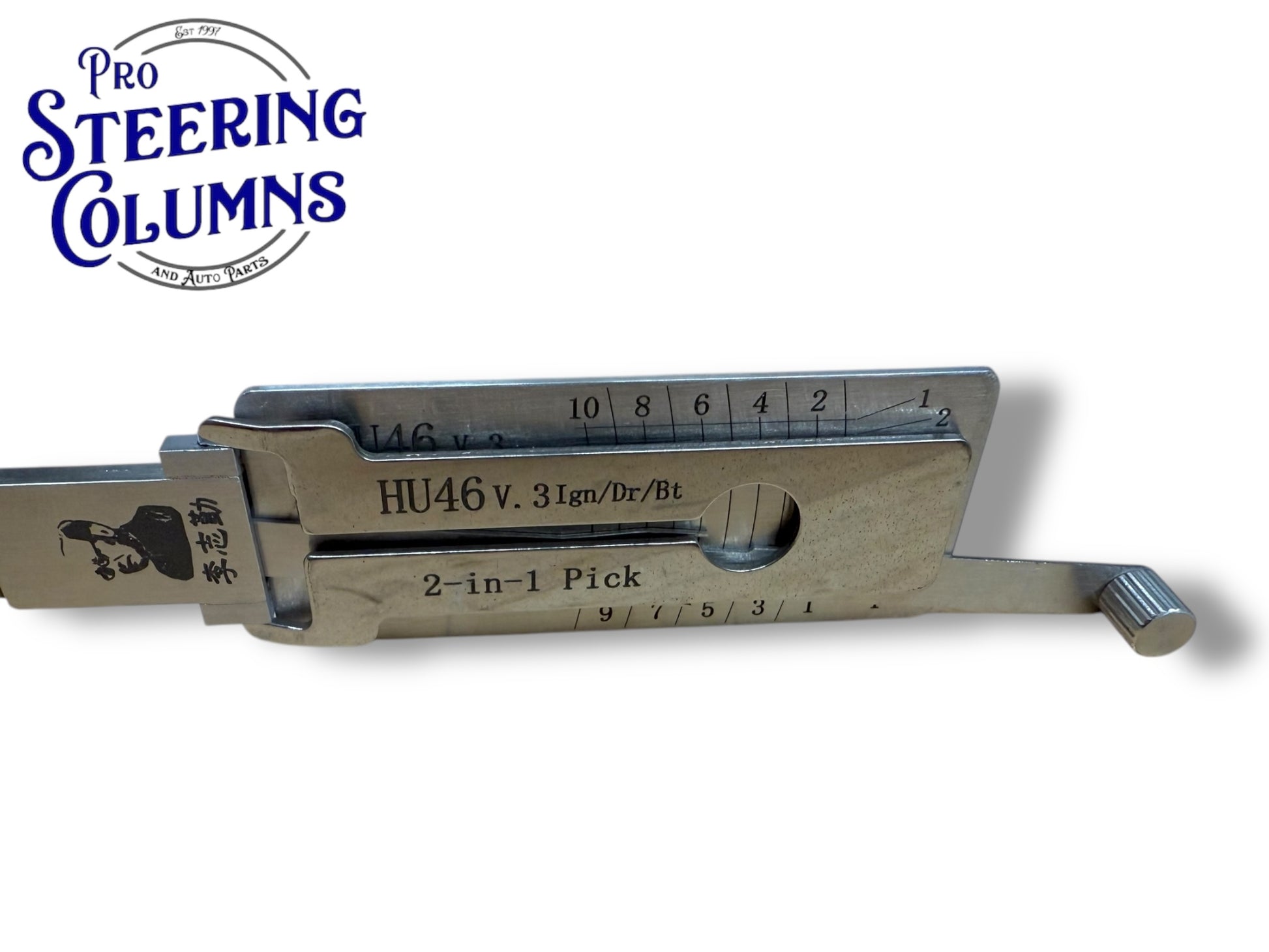 Original Lishi 2 in 1 HU46 GM 10-Cut Pick & Decoder Genuine New
