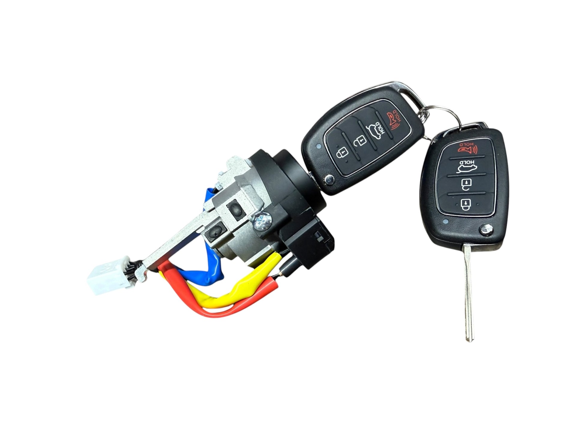 16-21 Hyundai Tucson Ignition Lock Cylinder With 2 Remote Flip Keys PN: 81900-D3E00 (Aftermarket)