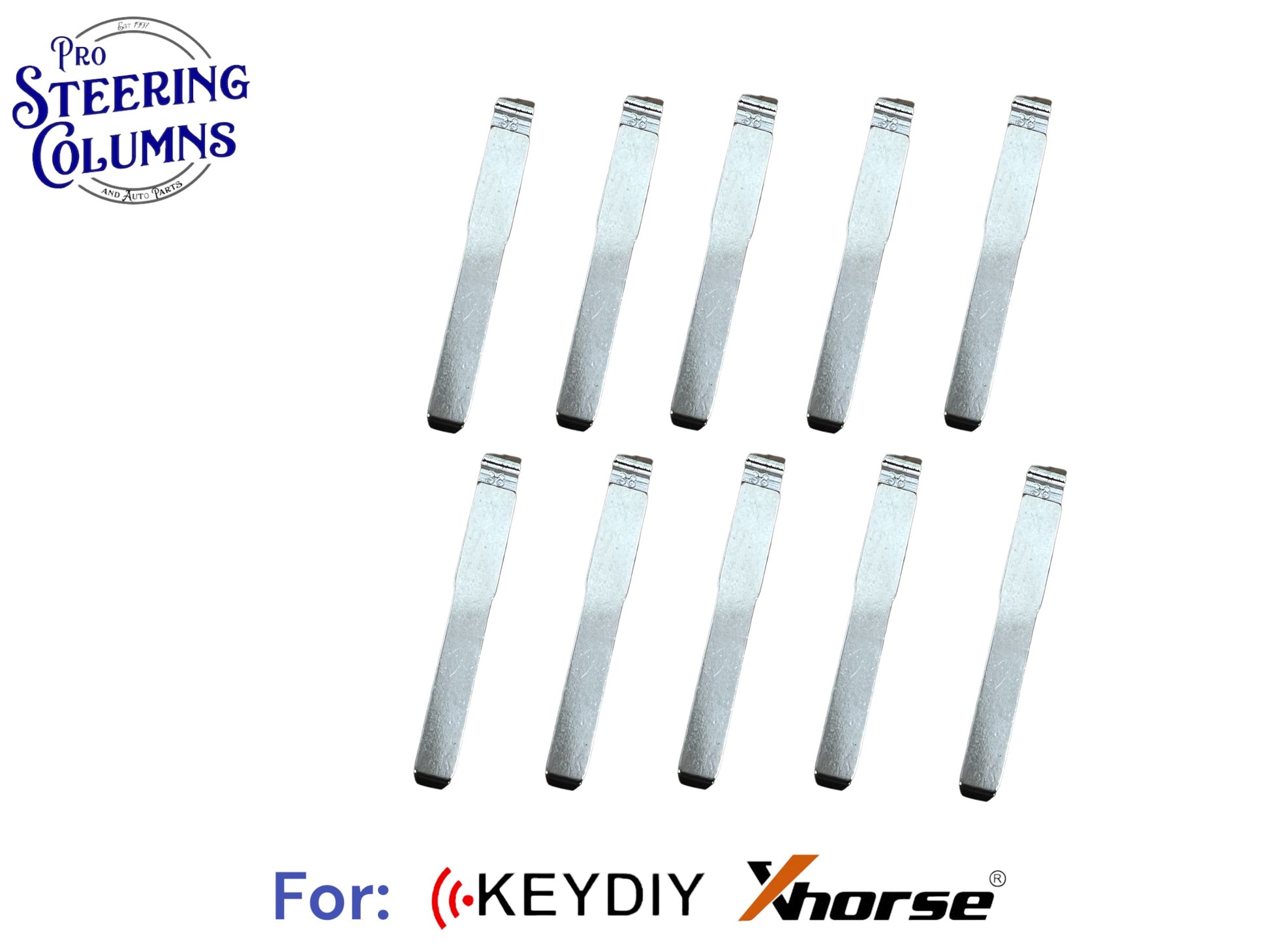 10x Xhorse Keydiy Universal Flip Key Remote Key Blades Ford HU101 FO-24