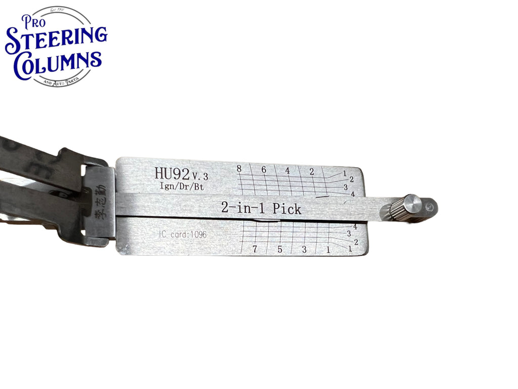 Original Lishi 2 in 1 HU92 BMW Twin Lifter Pick & Decoder Genuine New