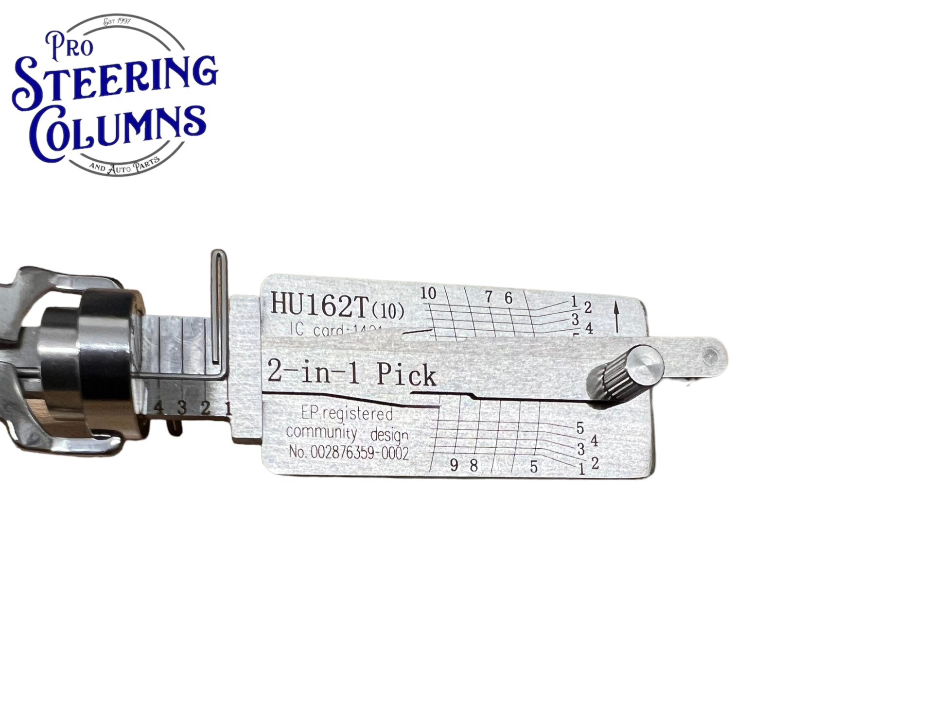 Original Lishi 2 in 1 HU162T 10 Cut 2015-2021 VW & Audi Pick & Decoder Genuine New
