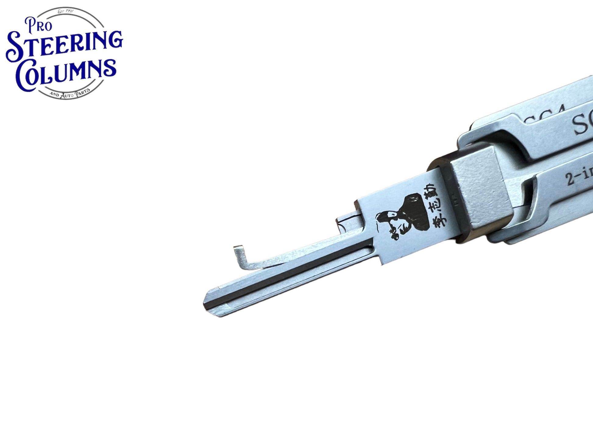 Original 2 In 1 Lishi SC4 Schlage 6-Pin Pick & Decoder Anti Glare Genuine New