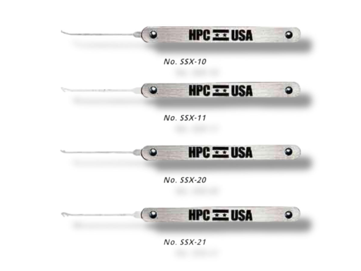 Hpc Key File Set HPC - ES-2000 Series Stainless Steel Key Extractor Set