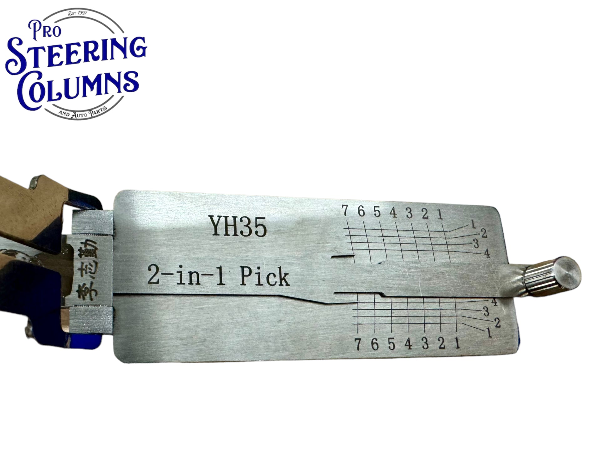 Original Lishi 2 in 1 Yamaha Motorcycle YH35 Pick & Decoder Genuine New