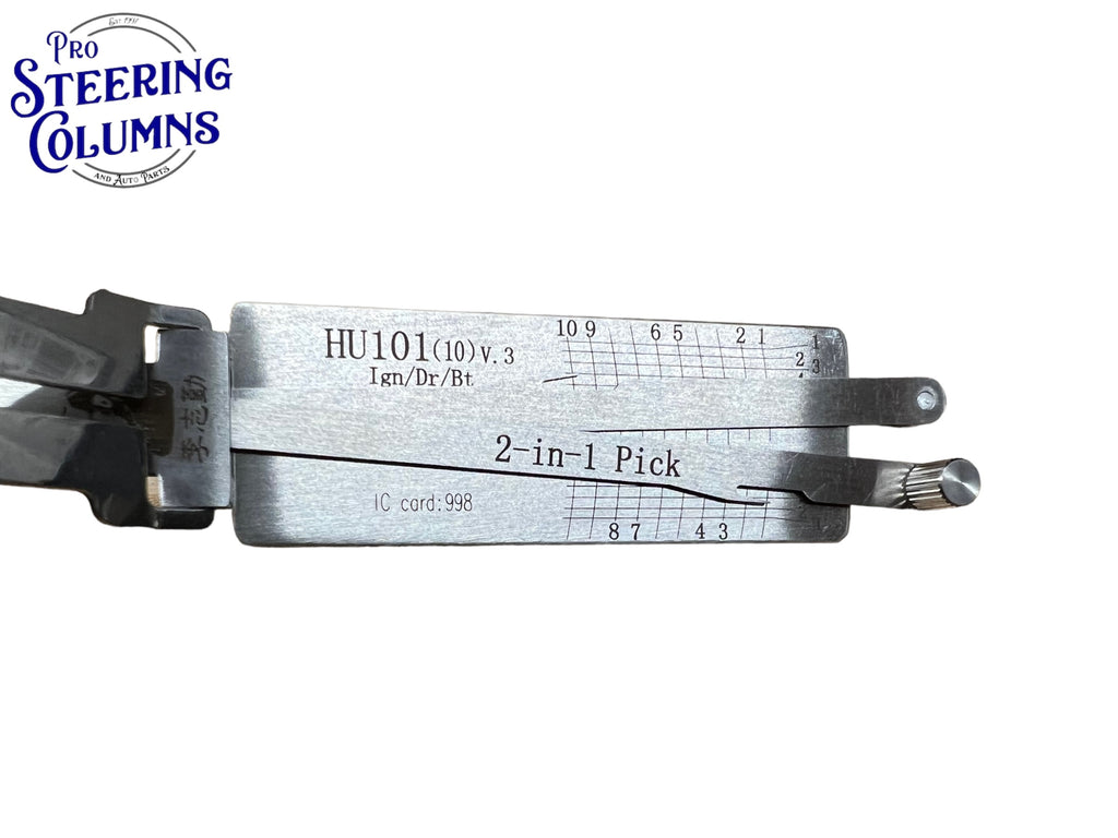 Original Lishi 2 in 1 HU101 Ford 10-Cut Pick & Decoder Genuine New