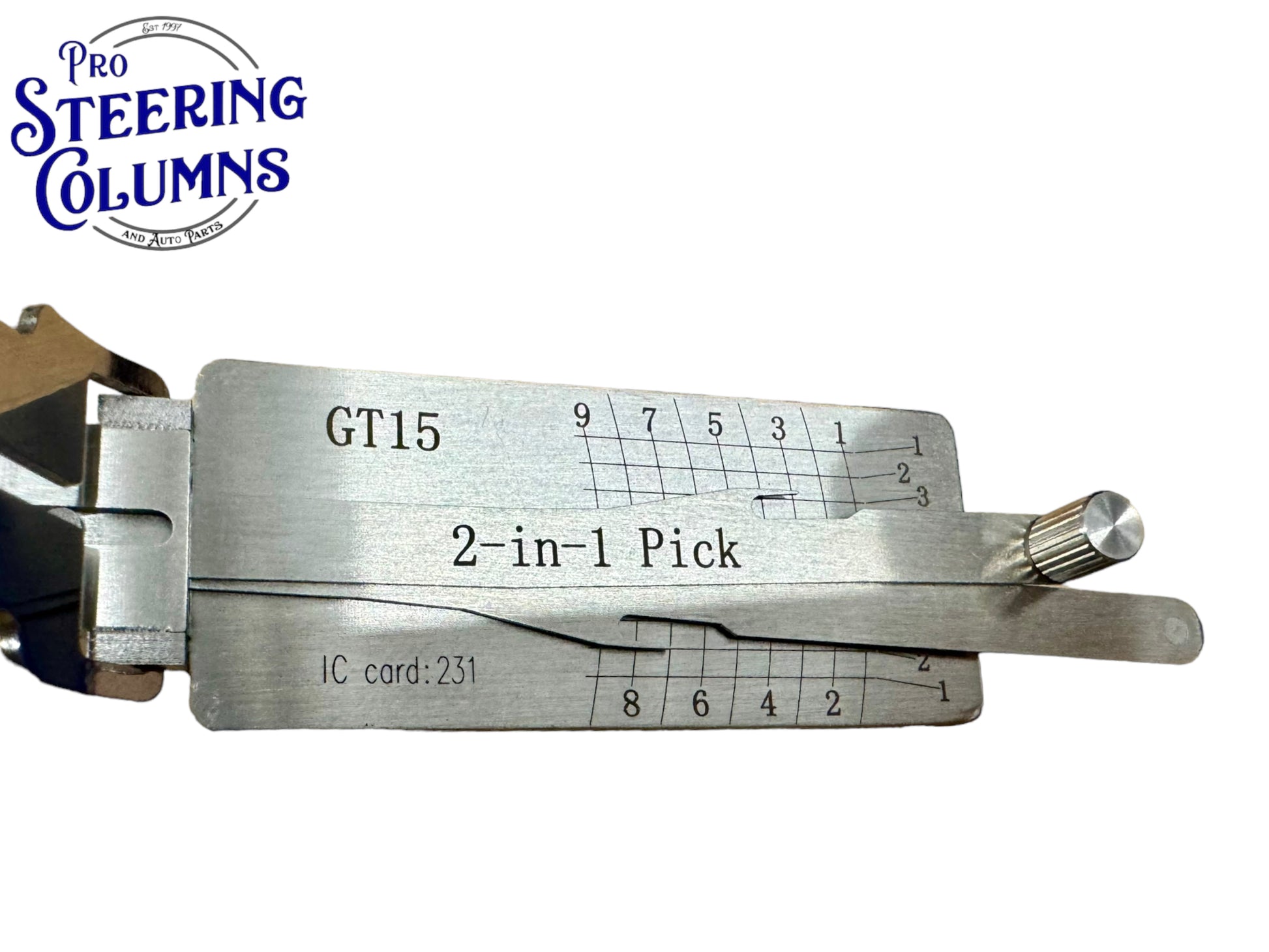 Original Lishi 2 in 1 GT15 For Alfa Romeo Fiat Pick & Decoder Genuine New