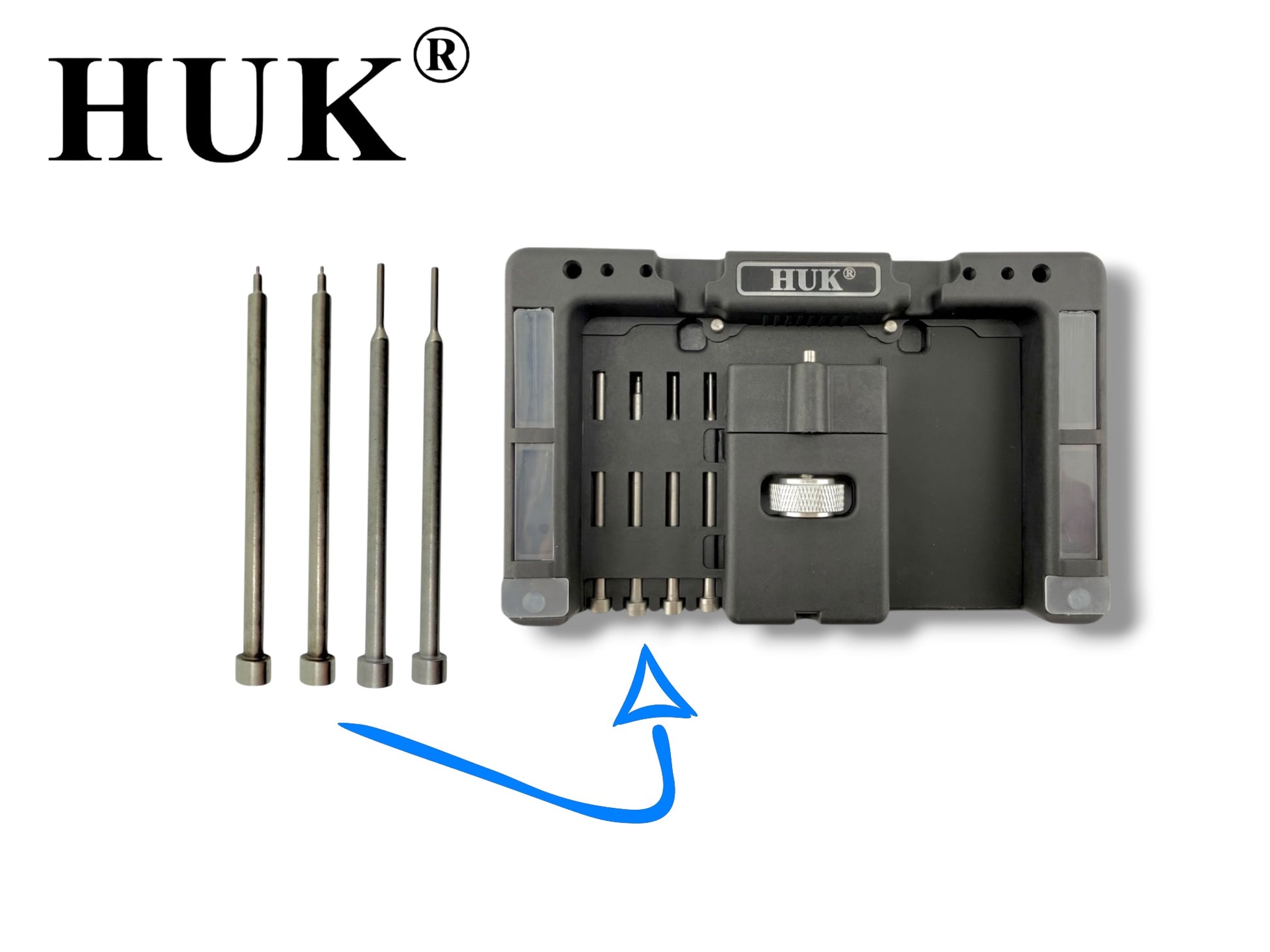 HUK - Flip Key Roll Pin Replacement Punches - 4 Set