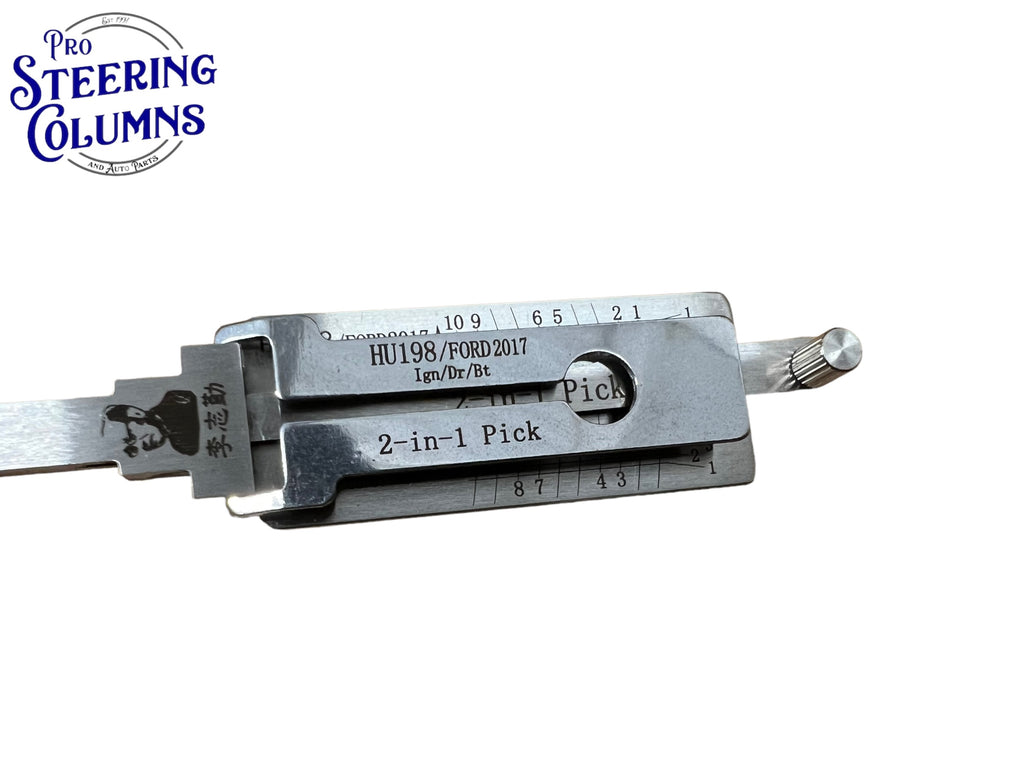 Original Lishi 2 in 1 HU198 Ford 2017 New Keyway Pick & Decoder Genuine New