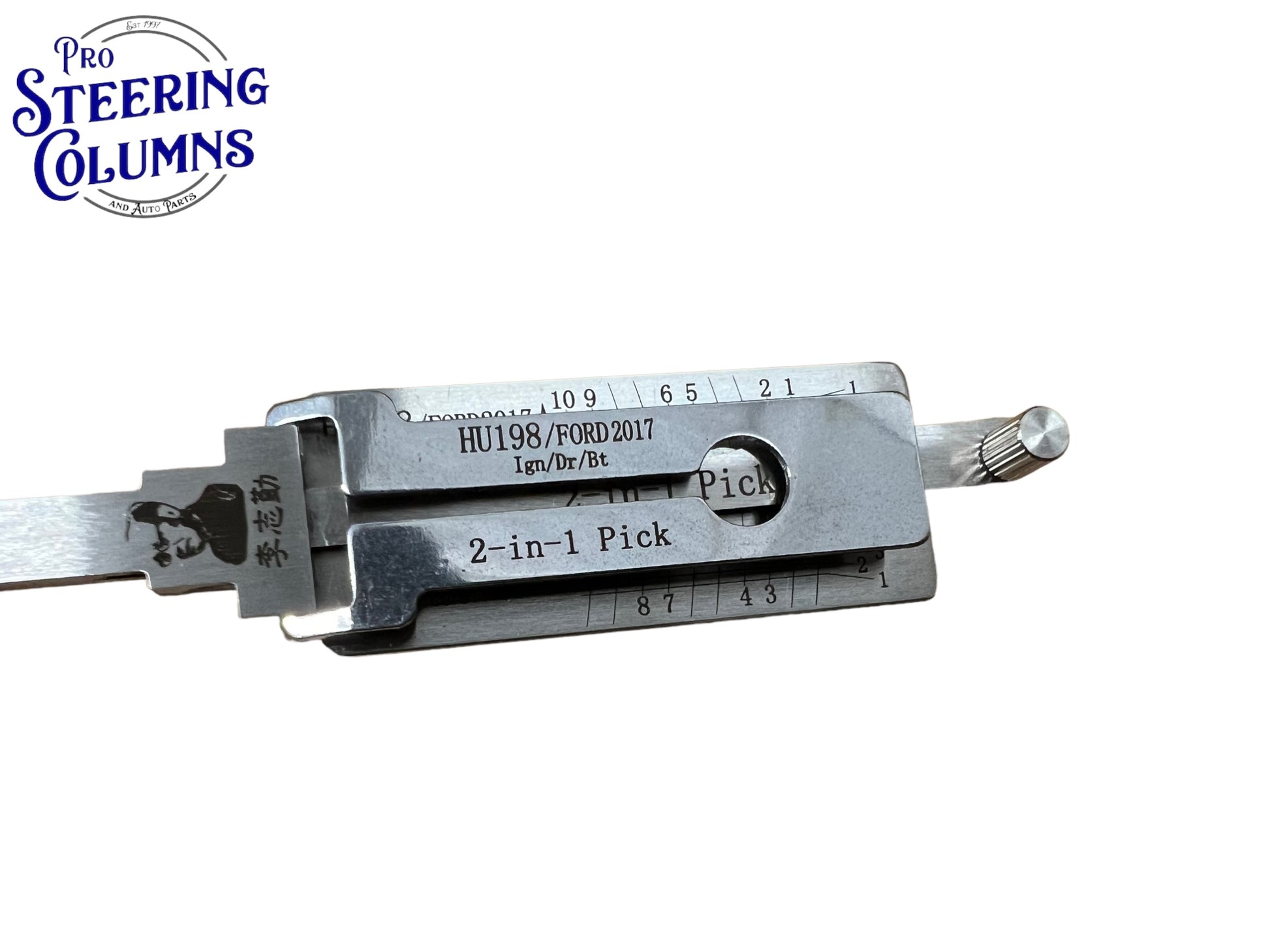 Original Lishi 2 in 1 HU198 Ford 2017 New Keyway Pick & Decoder Genuine New