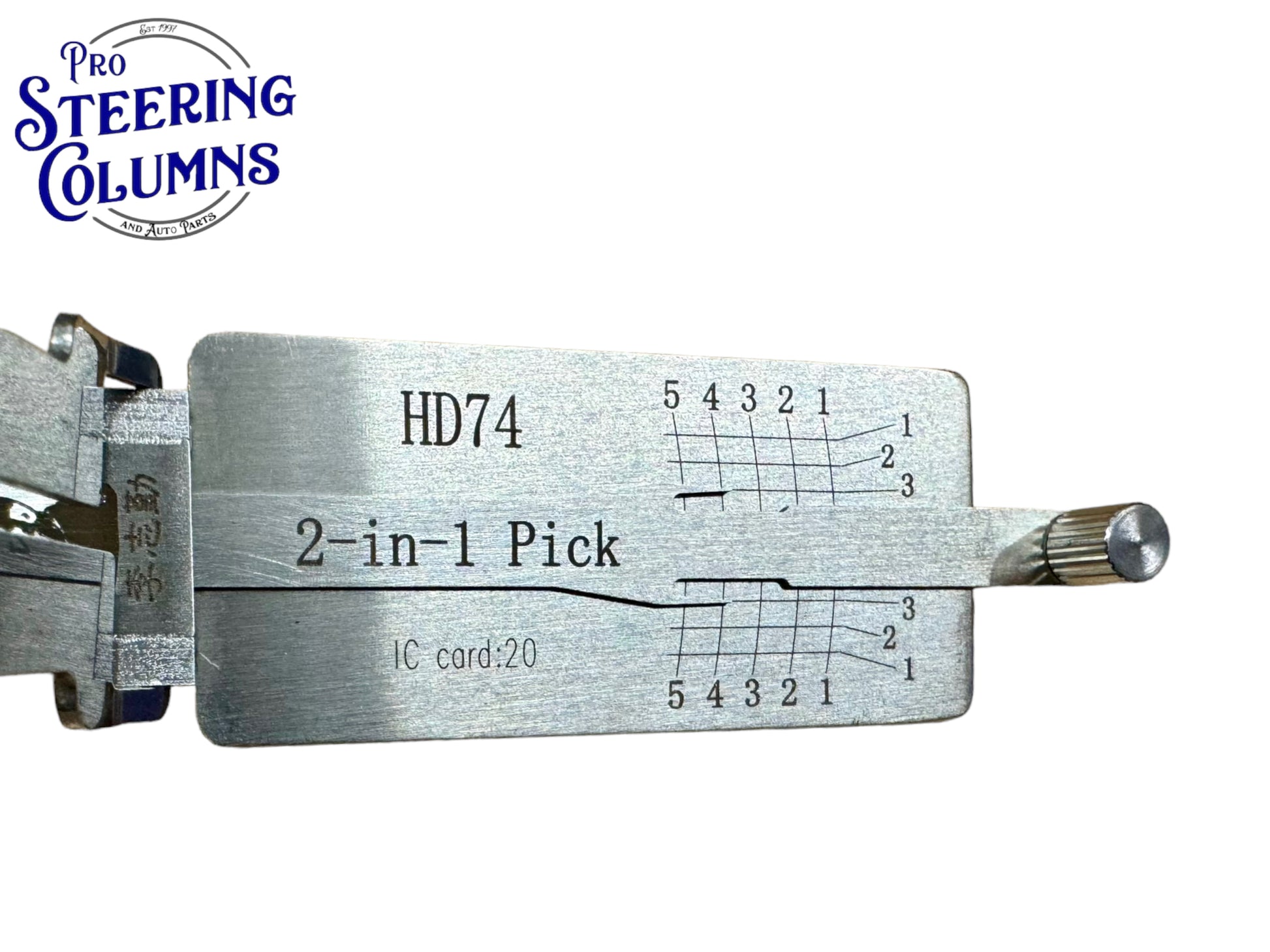 Original Lishi 2 in 1 HD74 For Honda Motorcycles Pick & Decoder Genuine New