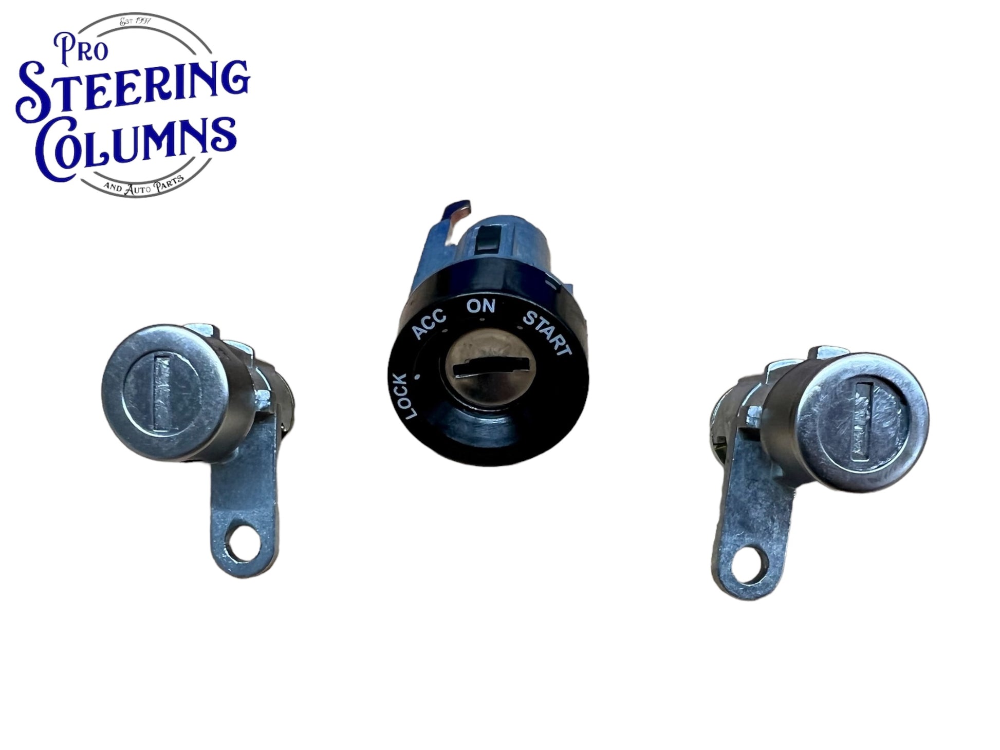 2004-2008 Aveo Ignition & Door Lock Cylinder Set 2 Keys Matched New
