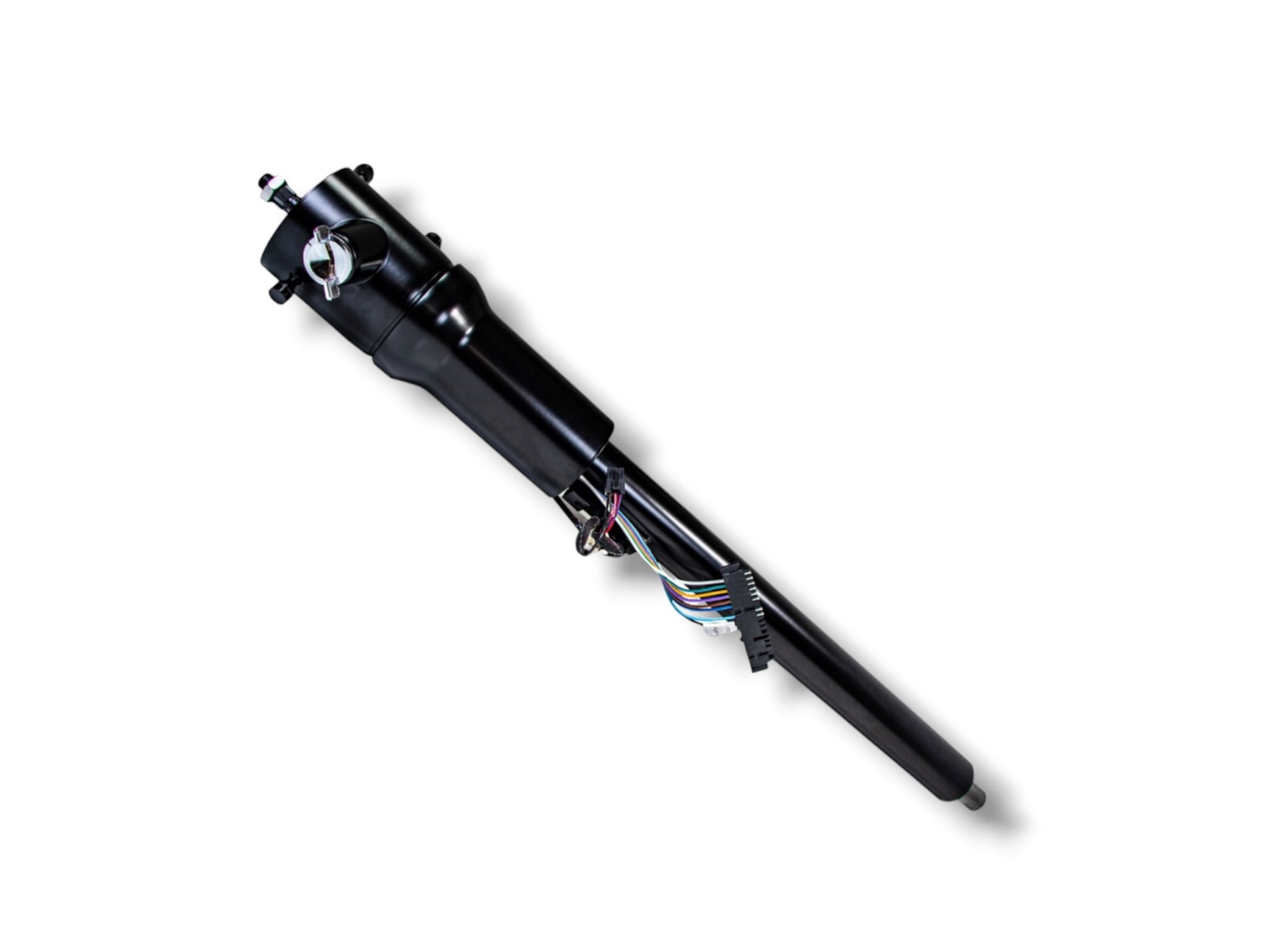 Ididit - 69-72 Chevelle El Camino GTO Tilt Floor Shift Steering Column Black - 1520690051