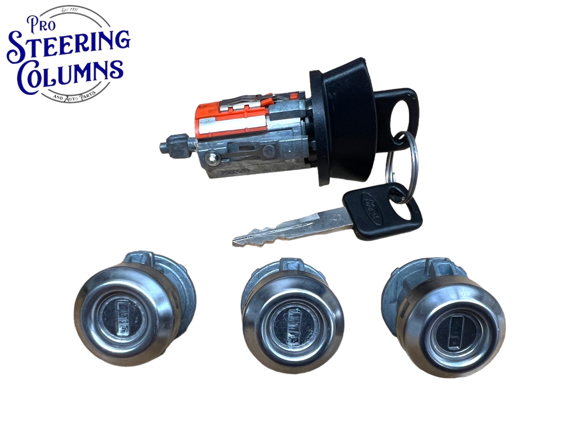 1998-2007 Ford F-250 F-250 Ignition Door Tailgate Lock Cylinder Set 2 Keys New OEM