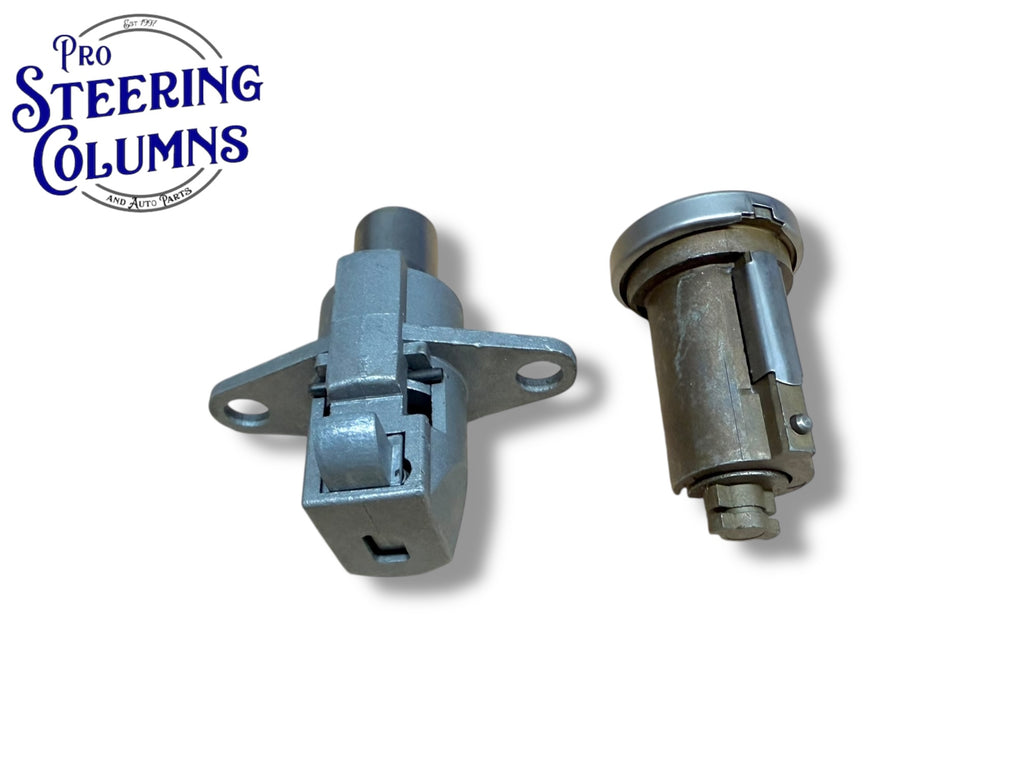 80-91 Ford Bronco Glove Box & Manual Tailgate Lock Cylinder Set New (Keyed Alike)
