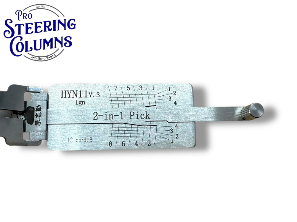 Original 2 in 1 Lishi HYN11-IGN HYN6 HY14 Hyundai Kia Pick & Decoder