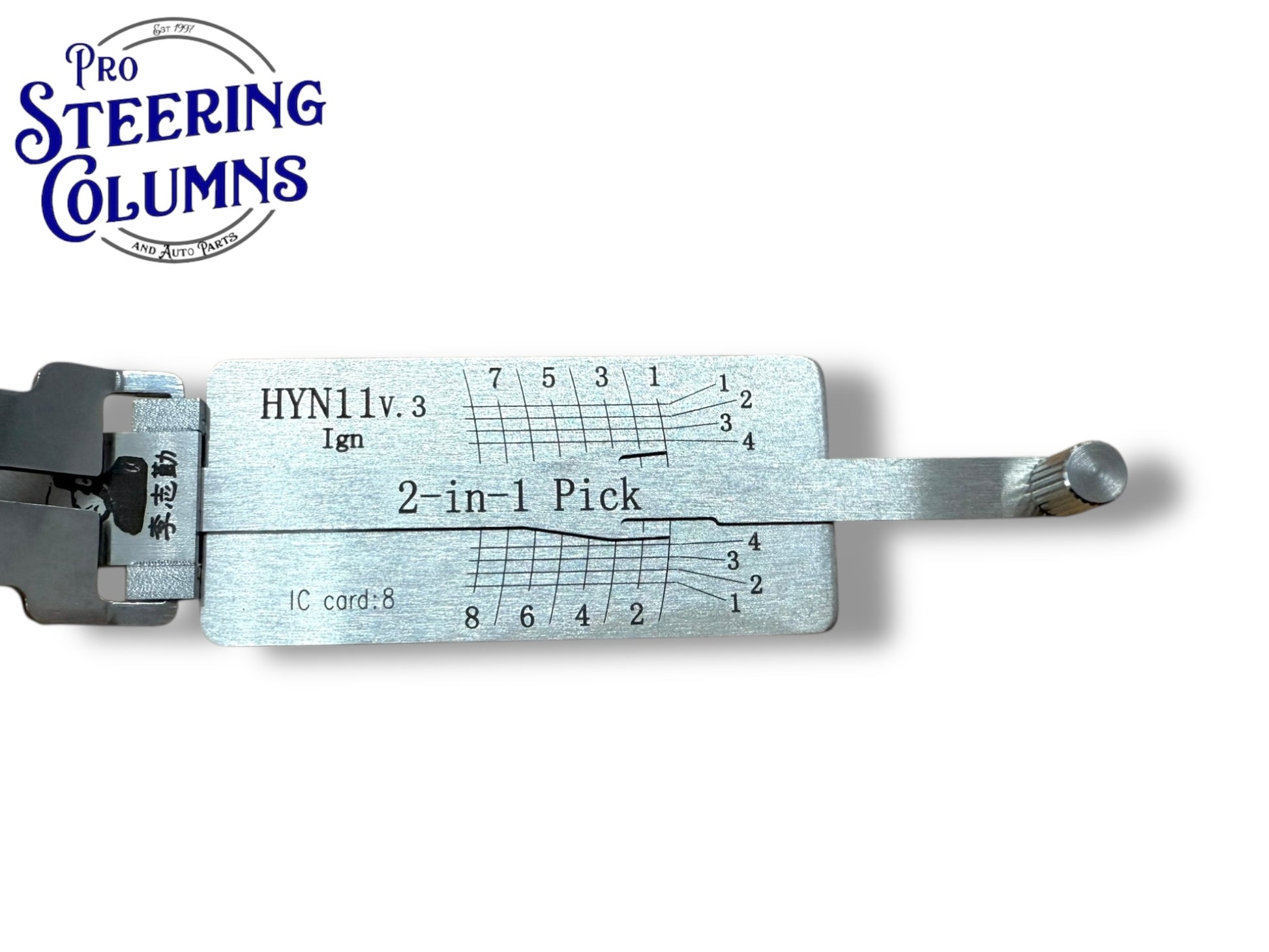 Original 2 in 1 Lishi HYN11-IGN HYN6 HY14 Hyundai Kia Pick & Decoder