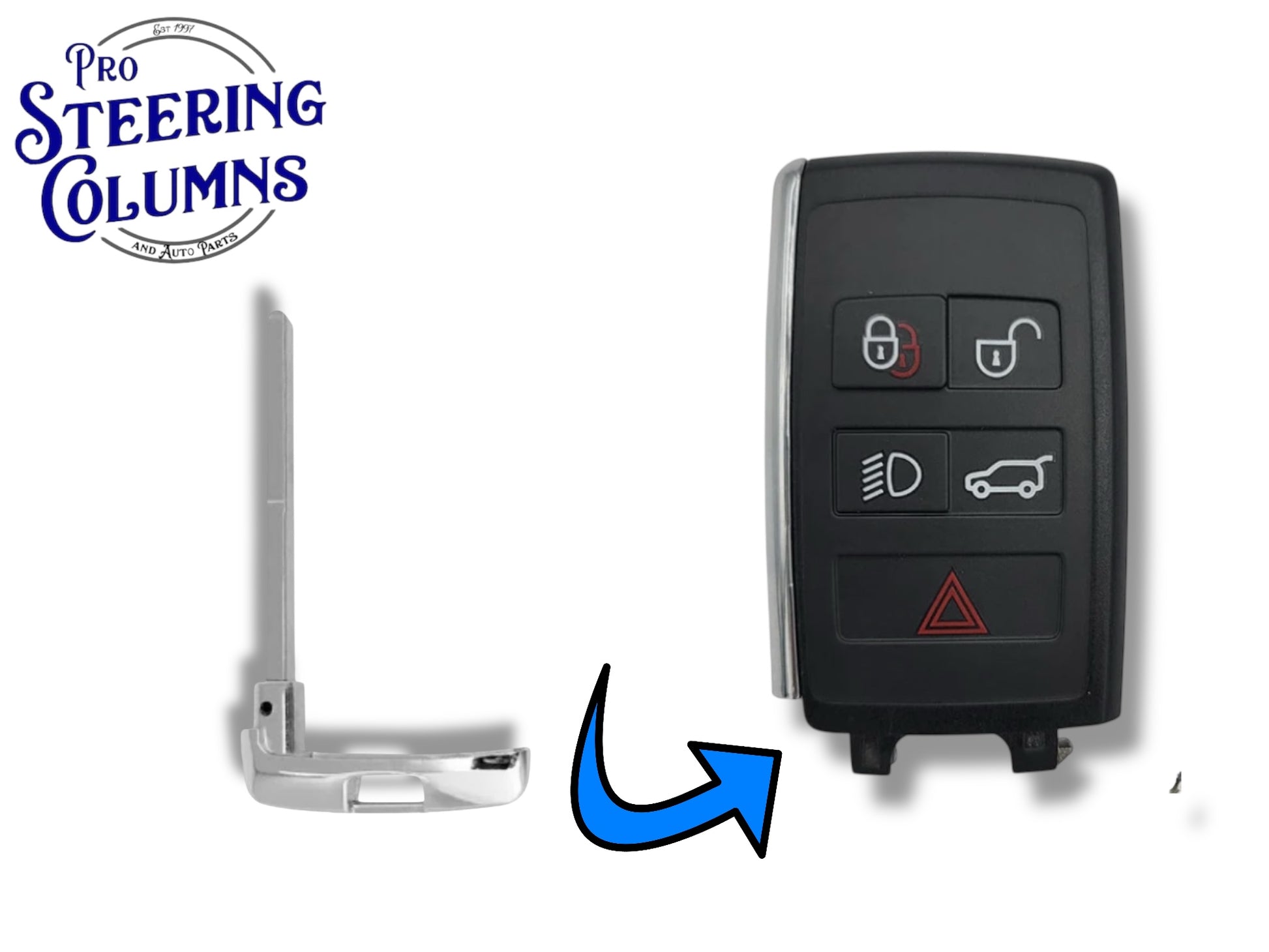 18-25 Land Rover Emergency Key Blade New PN: LR116873 (Aftermarket)