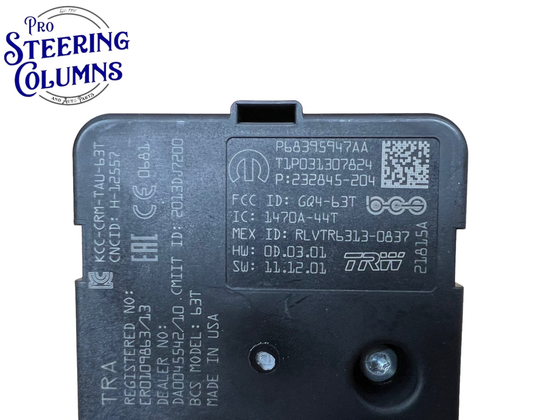 2016 Jeep Cherokee Wireless Ignition Node Win Module New 68395947AA