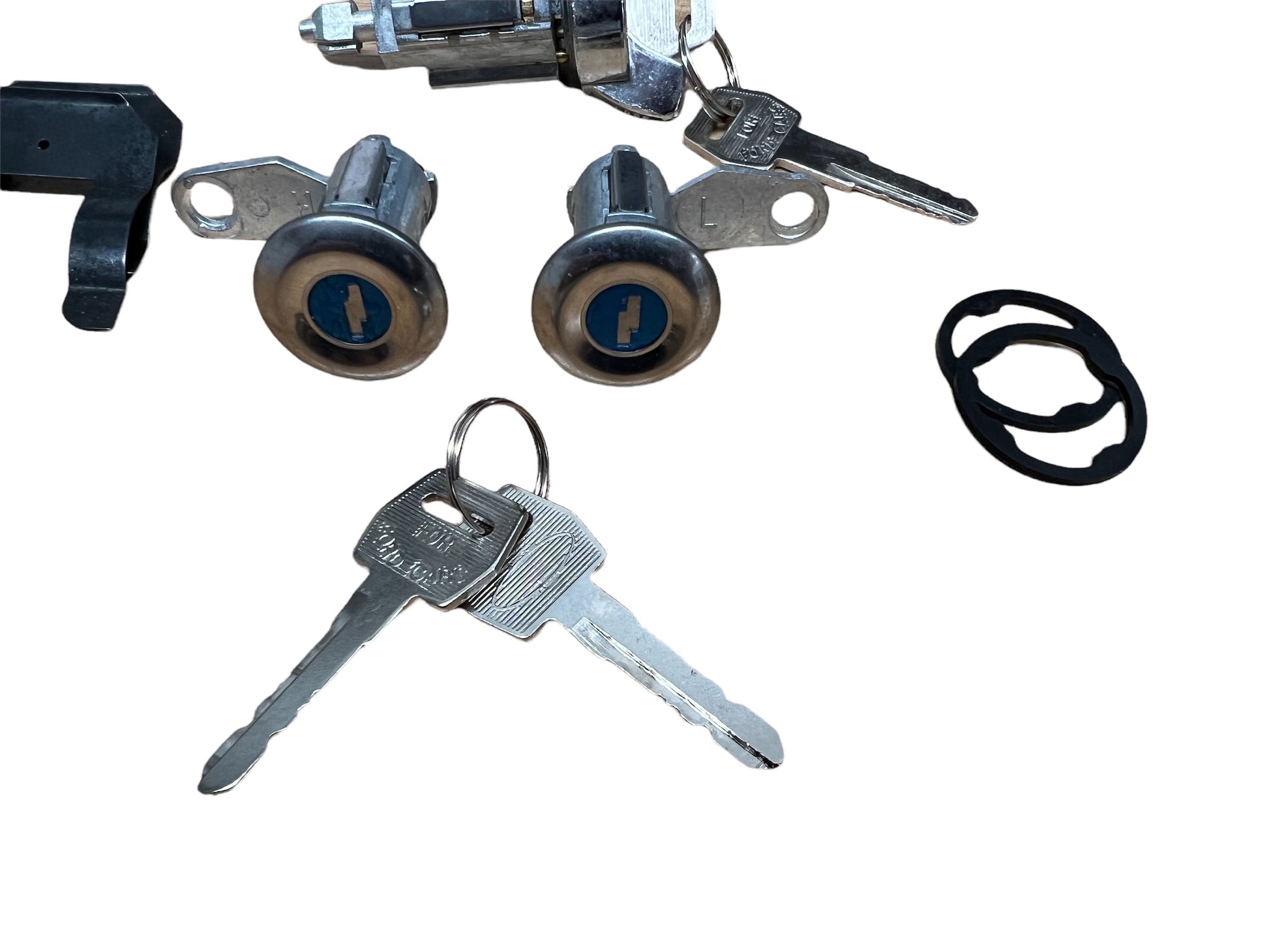 1980-1991 Ford F-150 F-250 F-350 Bronco Ignition & Door Lock Cylinder Set