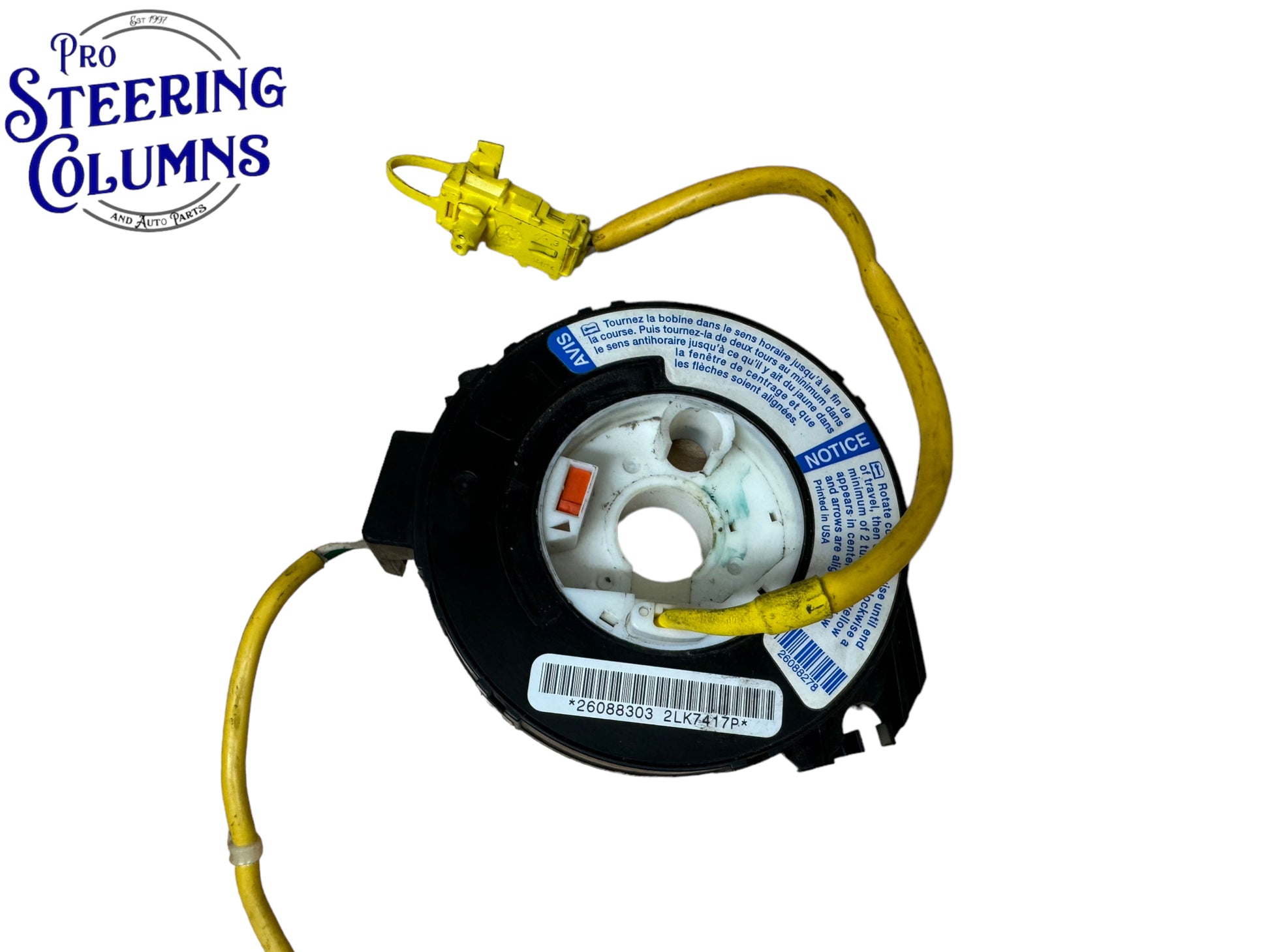 2000-2002 Silverado Sierra Tahoe Suburban Air Bag Clock Spring Used OEM 26088303