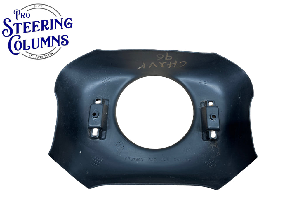 1995-1997 GM Silverado Sierra Tahoe Steering Wheel Back Cover Trim Used OEM 16757843