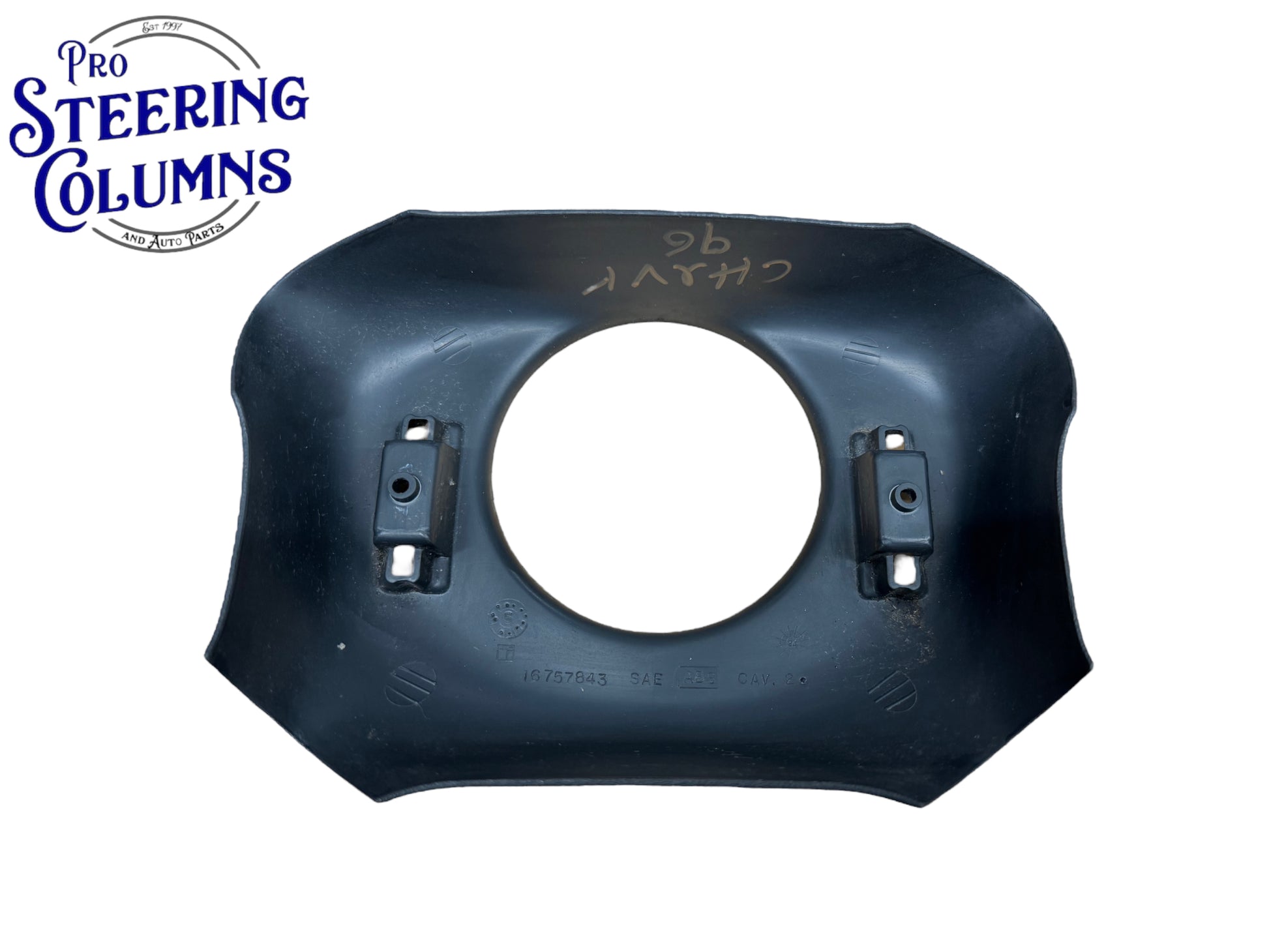1995-1997 GM Silverado Sierra Tahoe Steering Wheel Back Cover Trim Used OEM 16757843