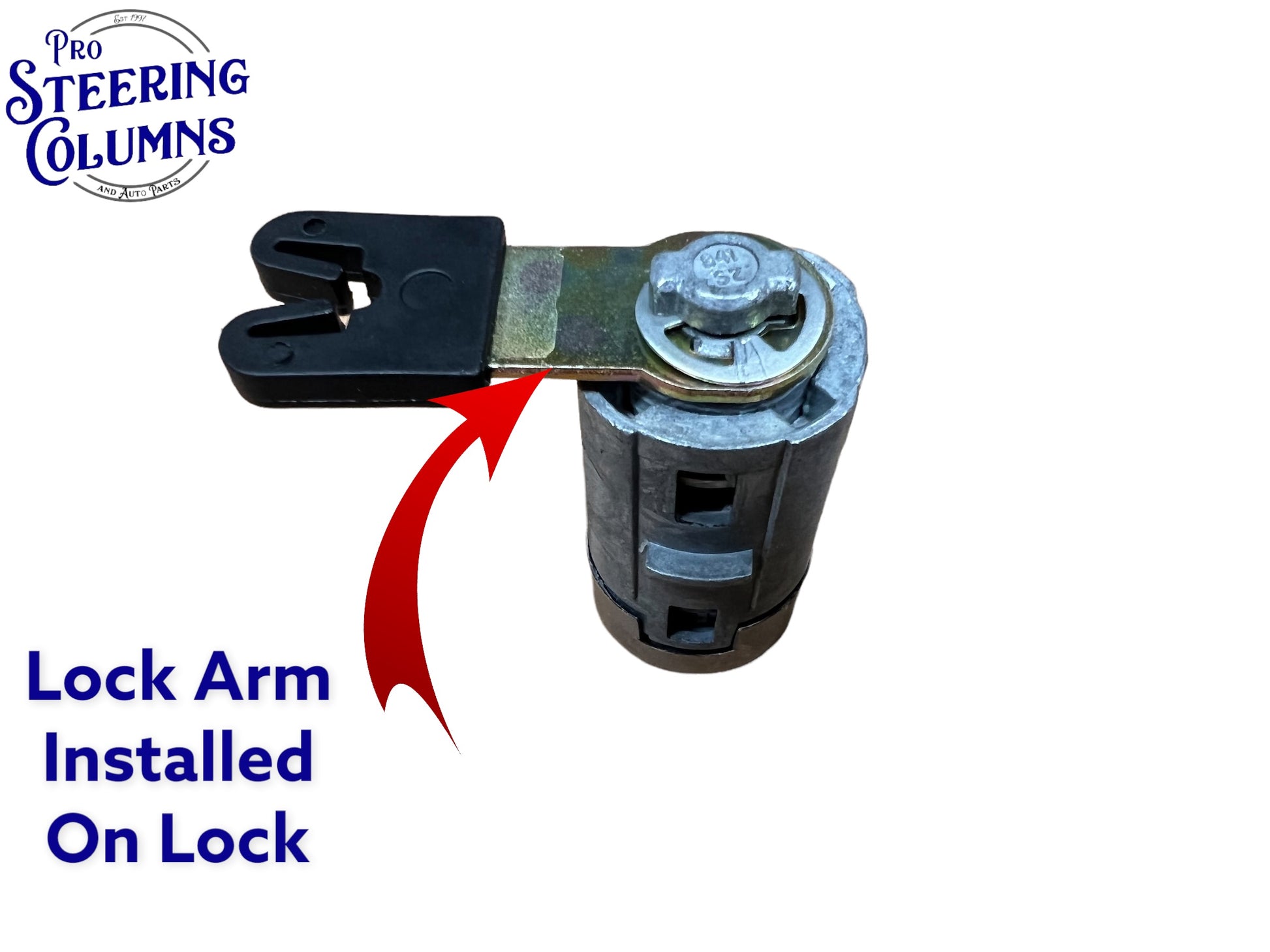 2007-2014 GM Silverado Tahoe Driver Door Lock Cylinder Leg Pawl Arm DC6