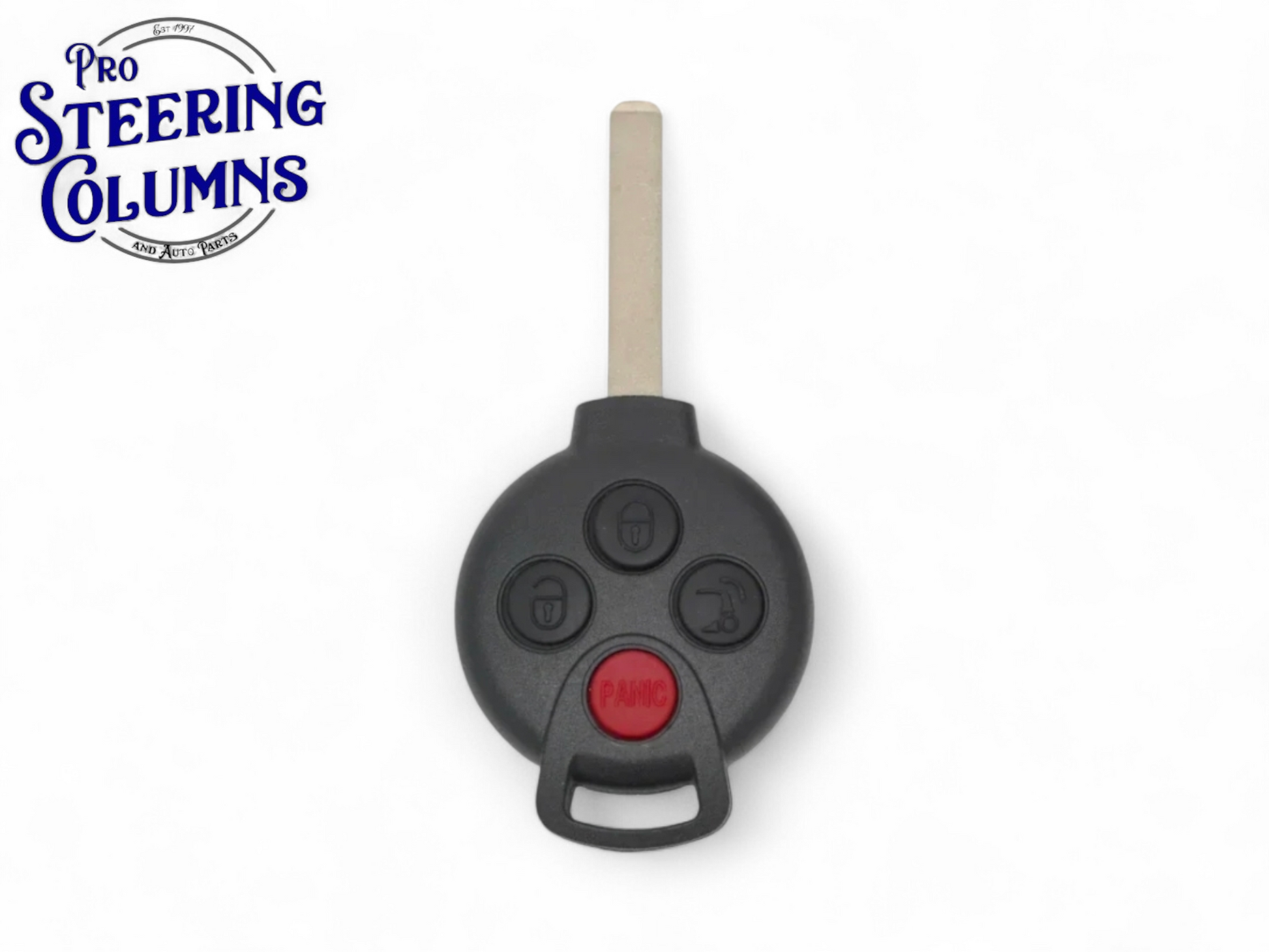 08-15 Smart Fortwo Remote Head 4-Button FCC: KR55WK45144 (Aftermarket)