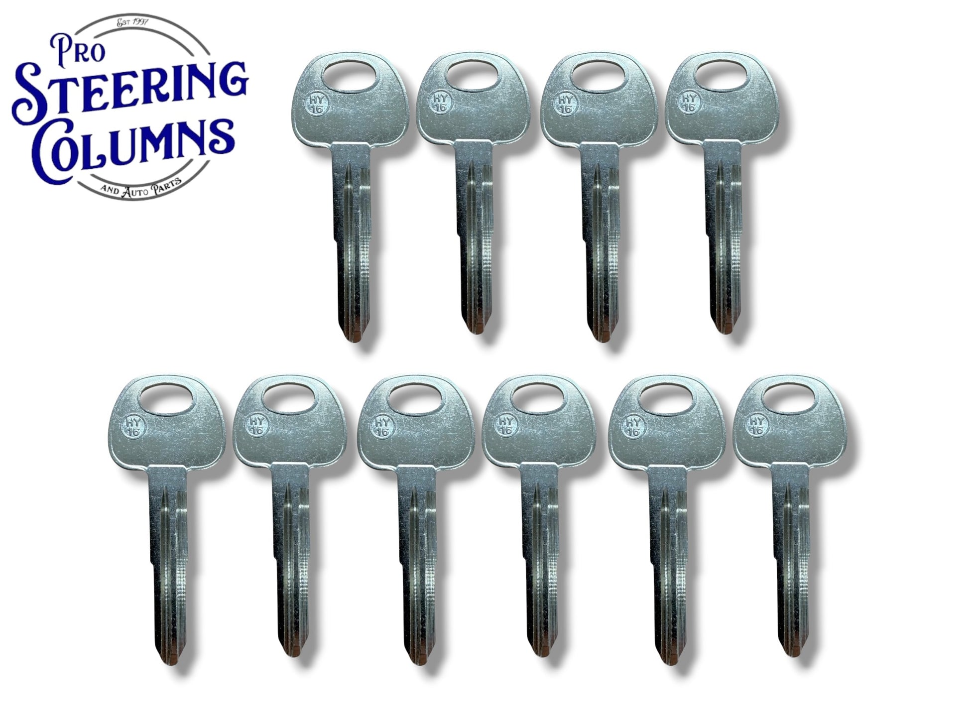 HY16 - Hyundai Kia Metal Key Blank (Aftermarket) (100 Pack)