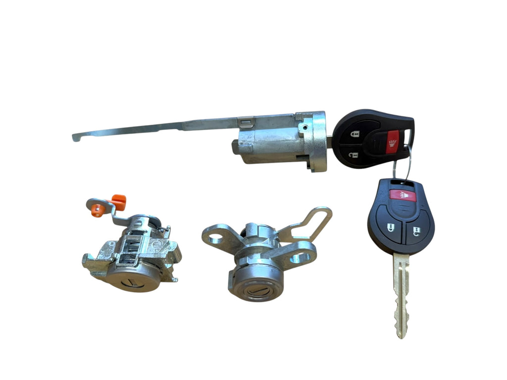 05-11 Nissan Frontier Ignition Door & Tailgate Lock Cylinder Set (Keyed Alike)