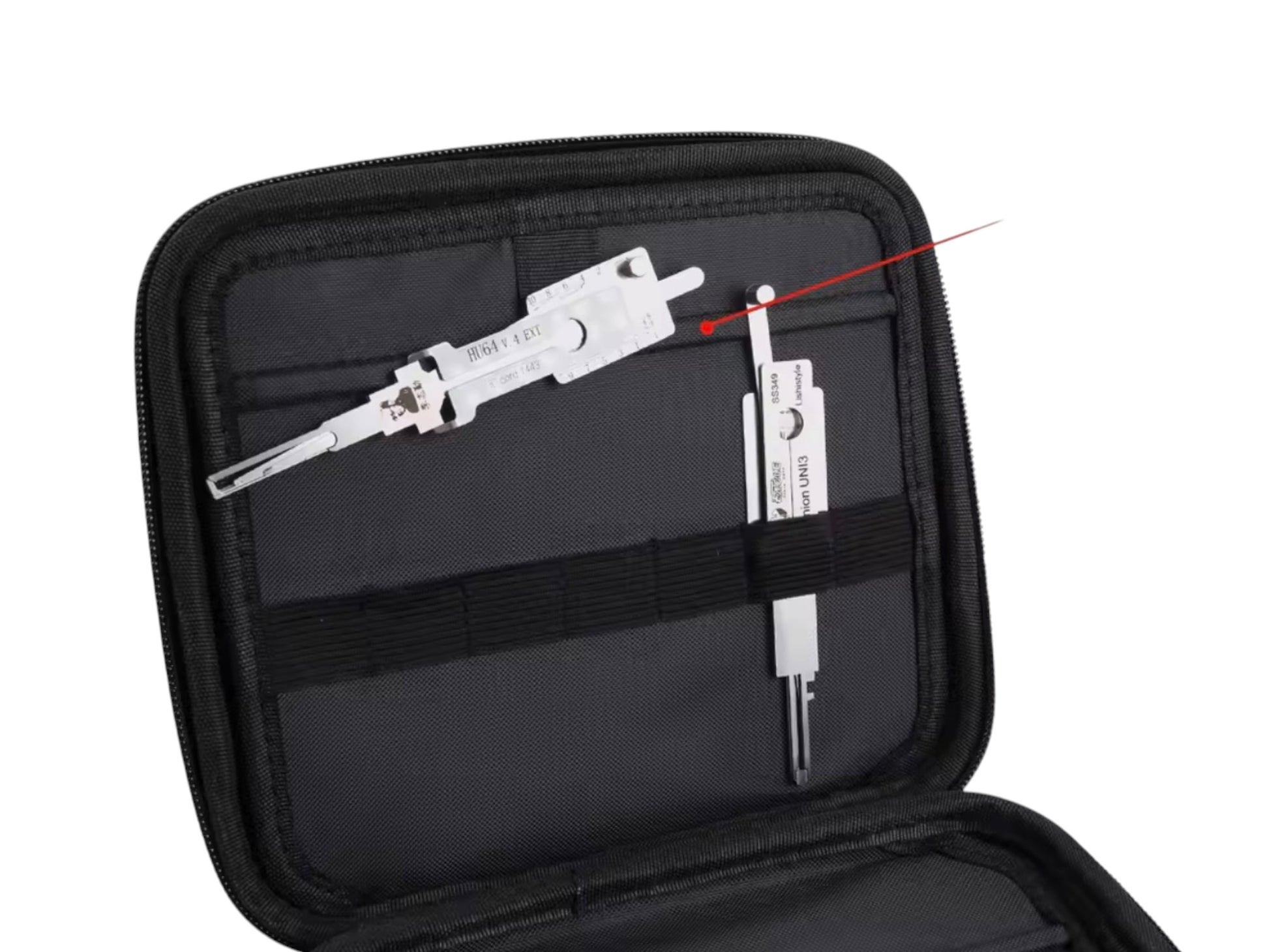Lishi Tool Bag Storage Case with Magnetic Strip - 28 Slots